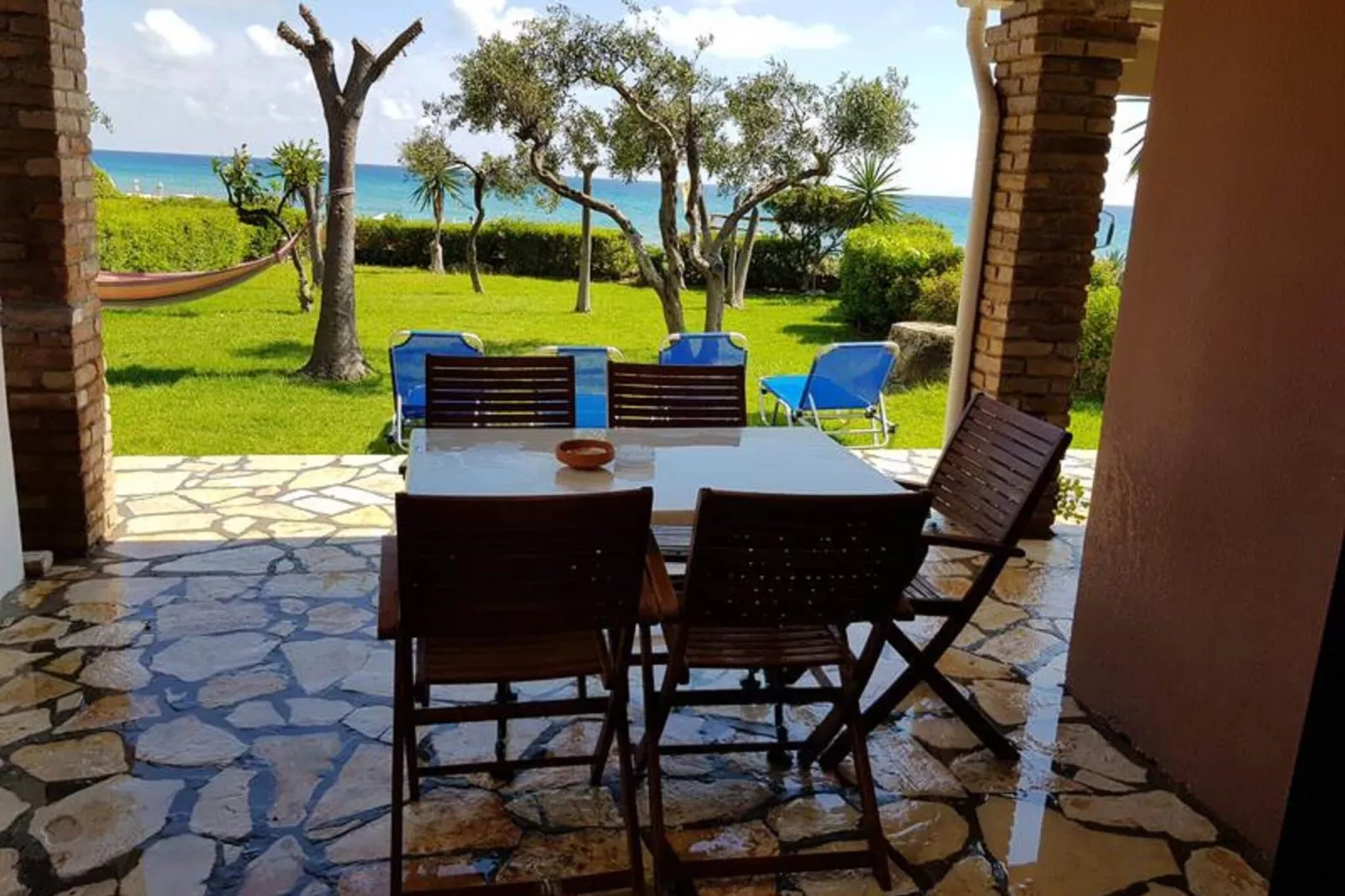 Glyfada Beachfront Apartment A3g 58-Terrasbalkon