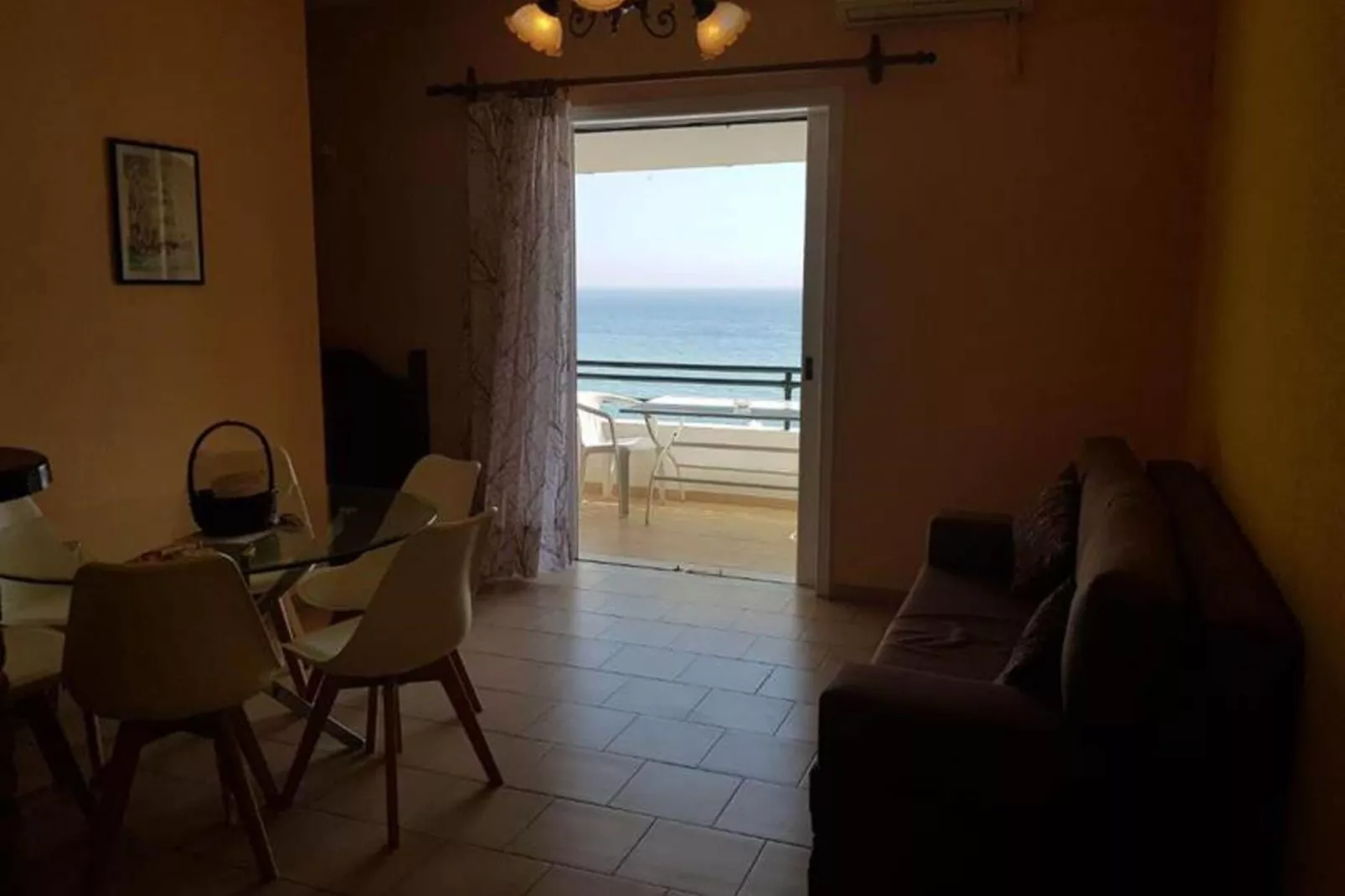 Corfu Glyfada Apartment 87-Woonkamer