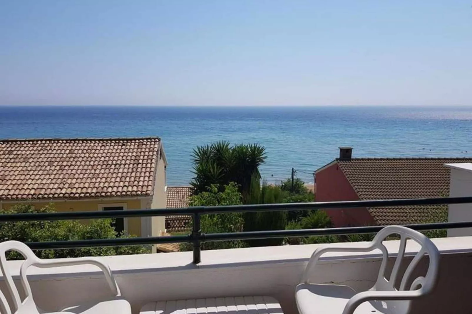 Corfu Glyfada Apartment 87-Uitzicht zomer