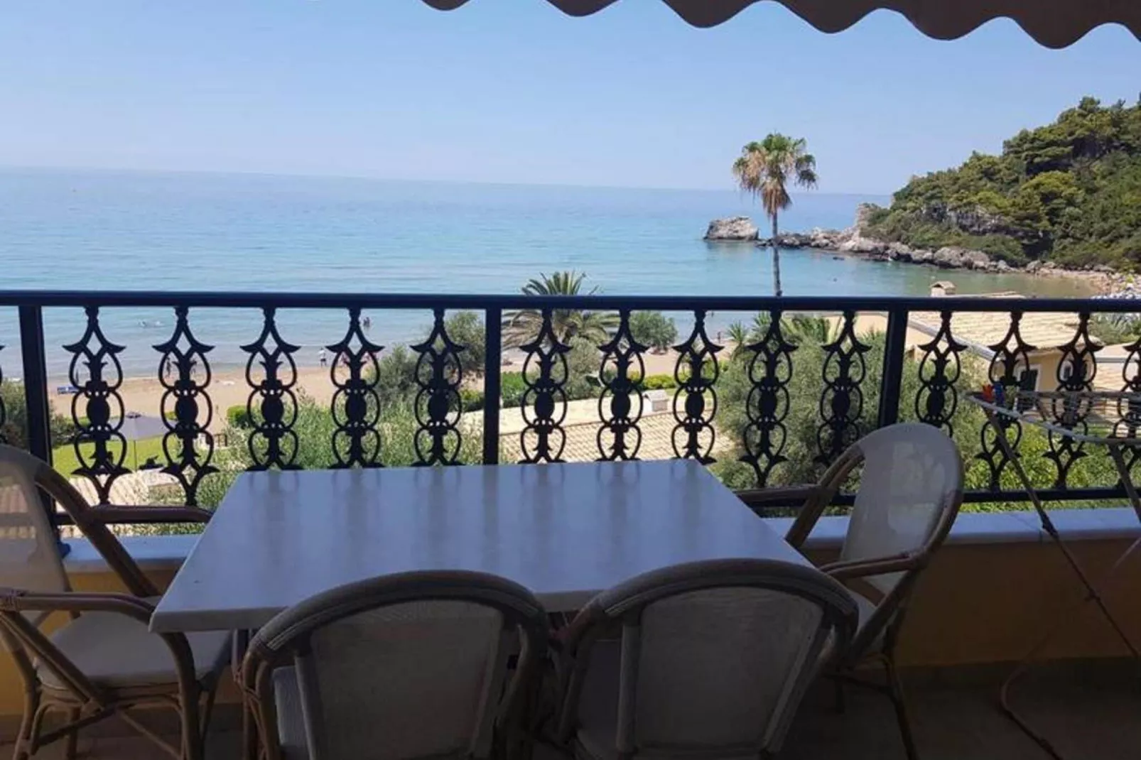 Corfu Glyfada Apartment 46-Terrasbalkon
