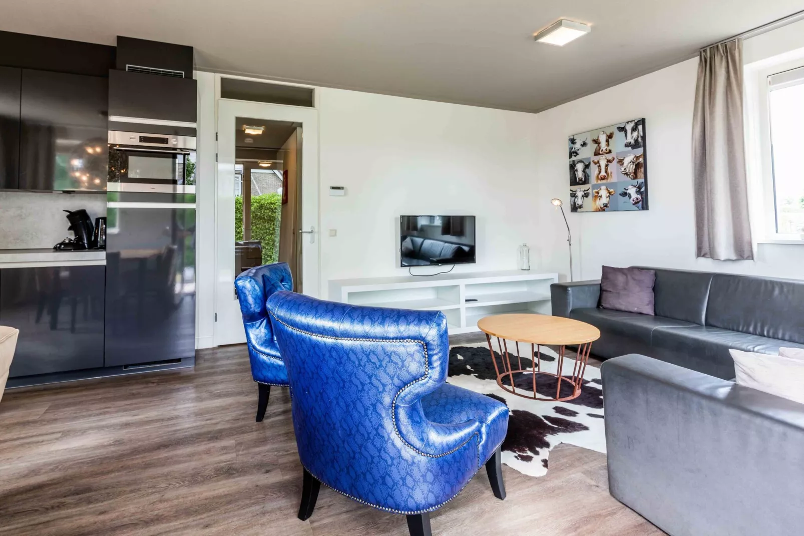 Deluxe 4 personen-Woonkamer