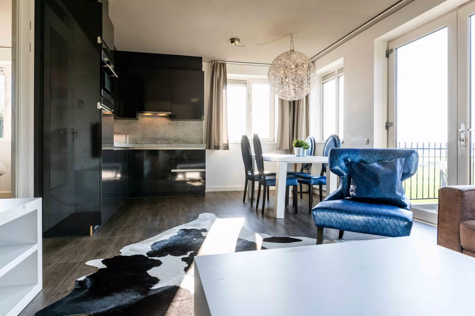 Deluxe 4 personen-Woonkamer