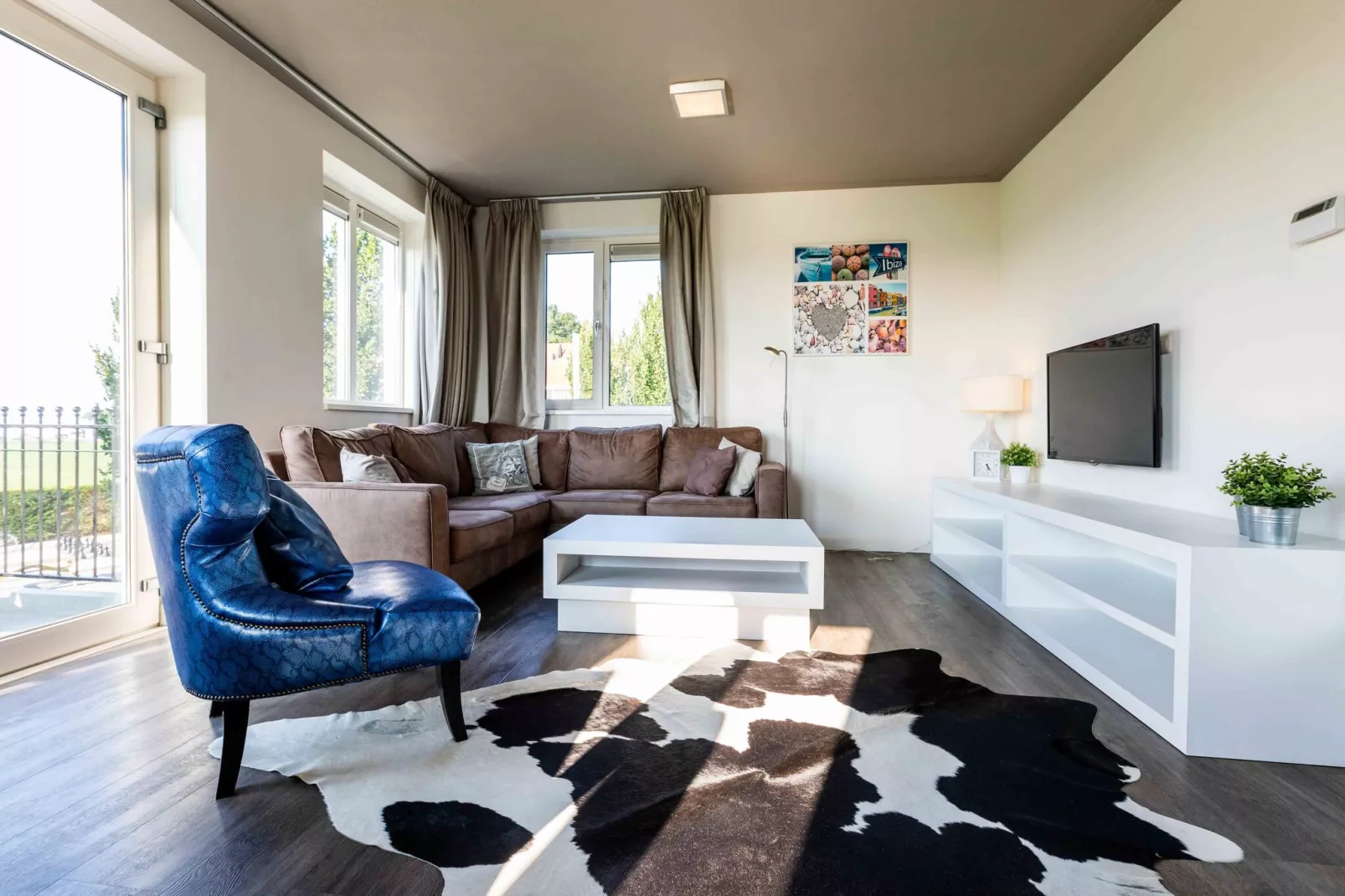 Deluxe 4 personen-Woonkamer