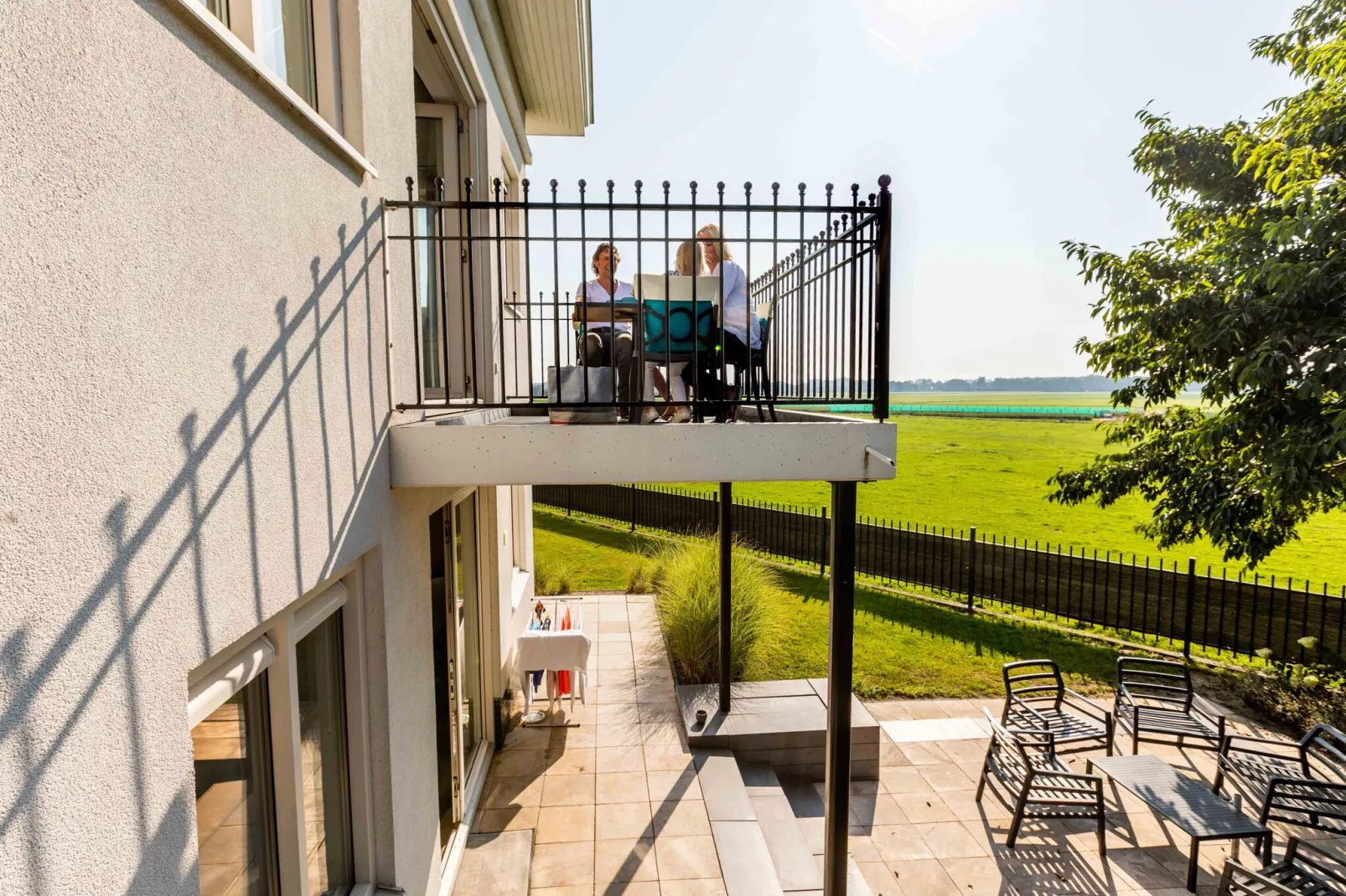 Deluxe 4 personen-Terrasbalkon