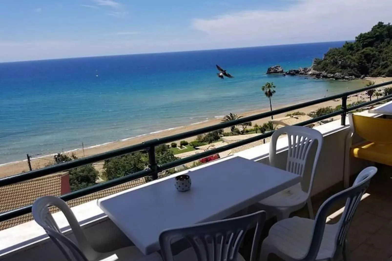 Corfu Glyfada Apartment 84-Terrasbalkon