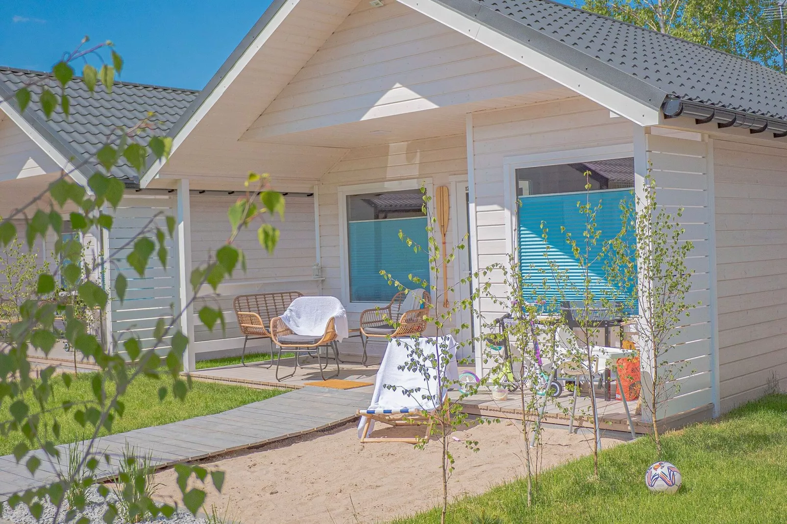 Holiday homes in Darlowo II-Buitenkant zomer