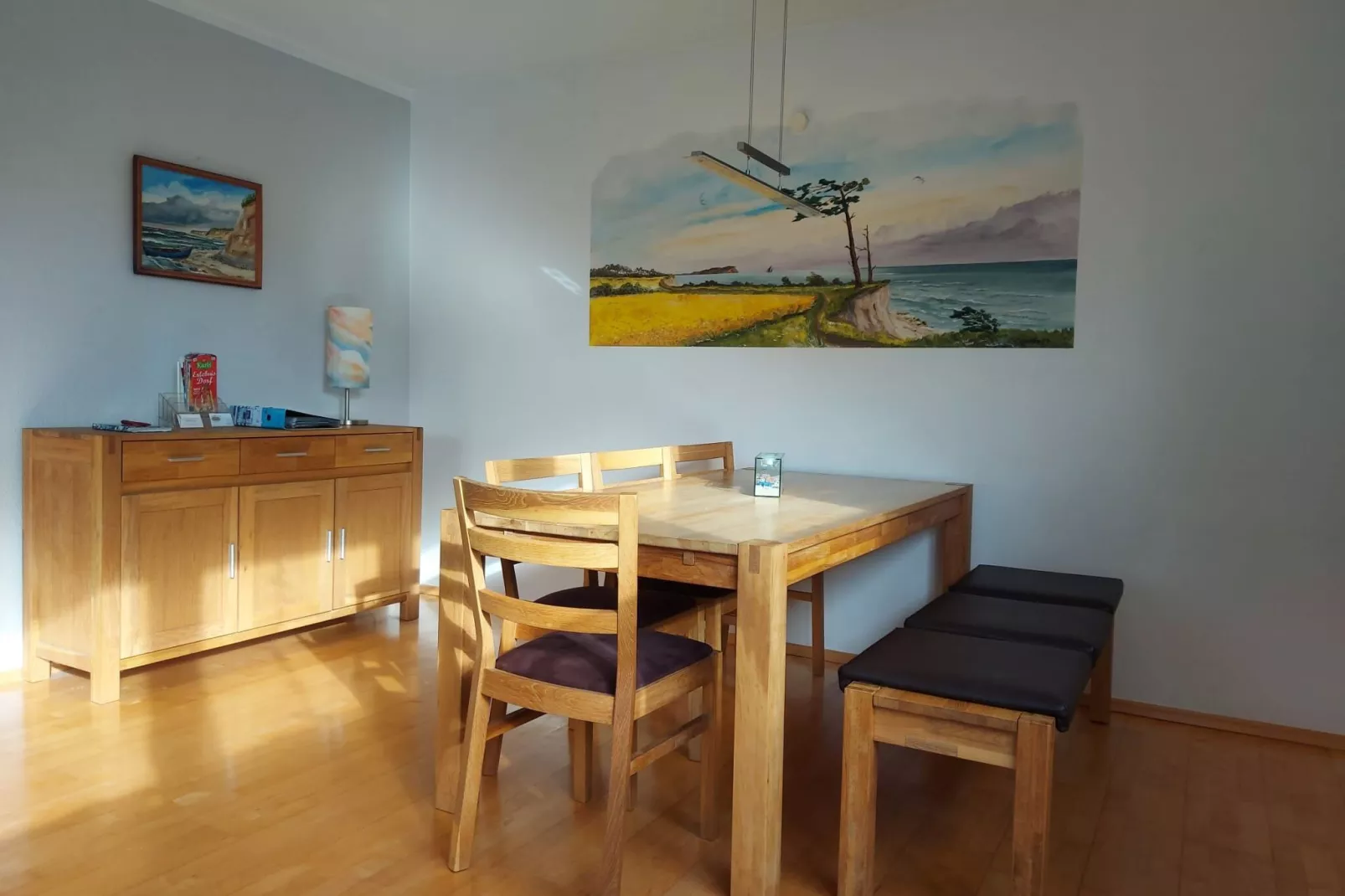 Ostsee-Haus Windland auf der Insel-Woonkamer
