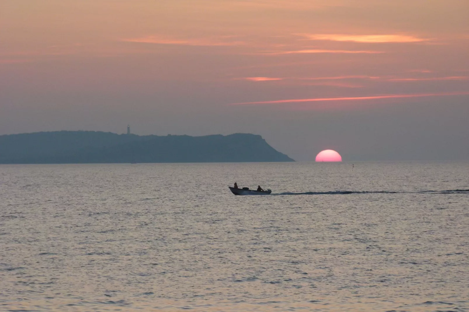 Ostsee-Haus Windland auf der Insel-Gebieden zomer 1km