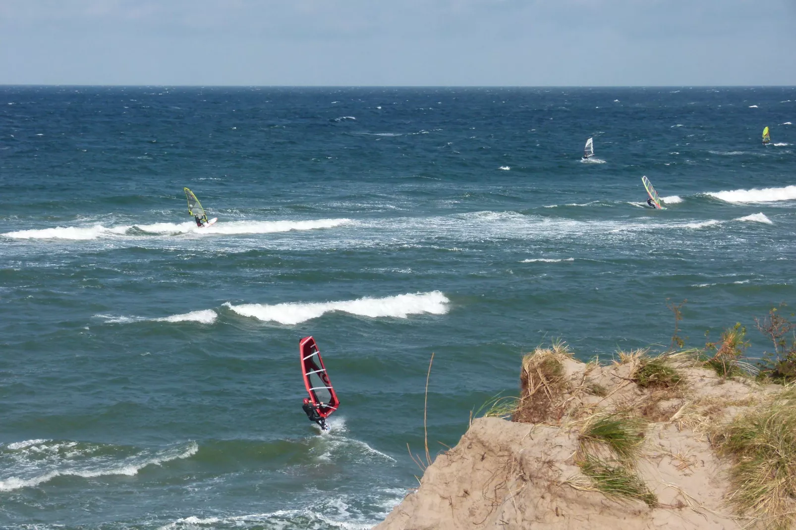 Ostsee-Haus Windland auf der Insel-Gebieden zomer 5km