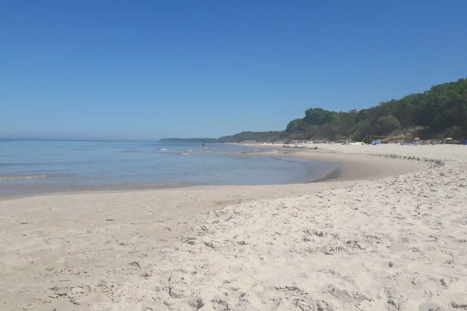 Ostsee-Haus Windland auf der Insel-Gebieden zomer 20km