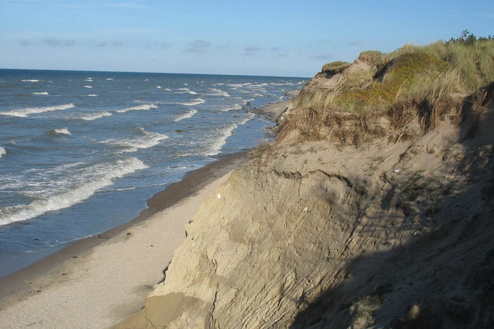 Ostsee-Haus Windland auf der Insel-Gebieden zomer 20km