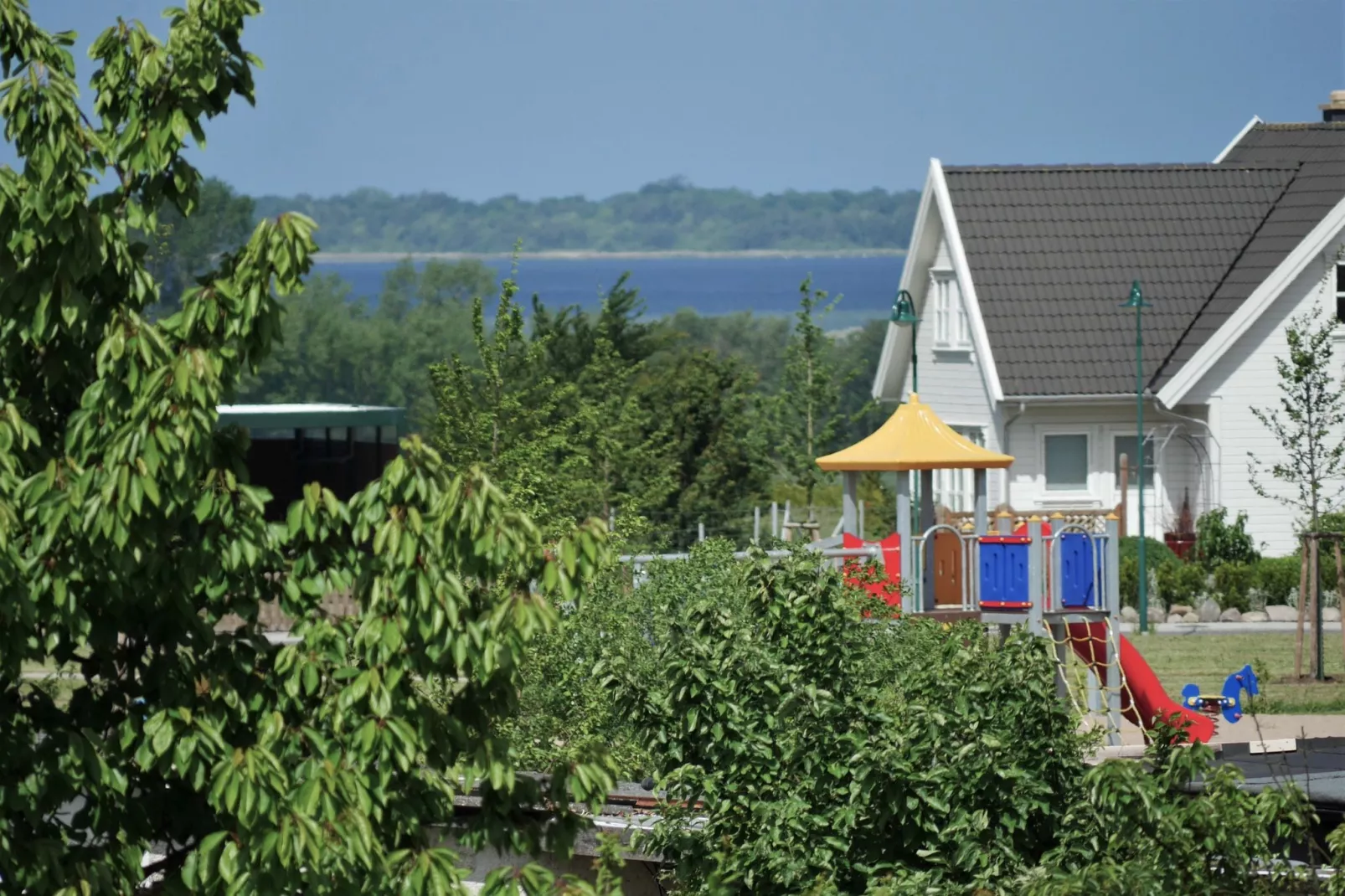 Am Ostsee Radweg-Uitzicht zomer