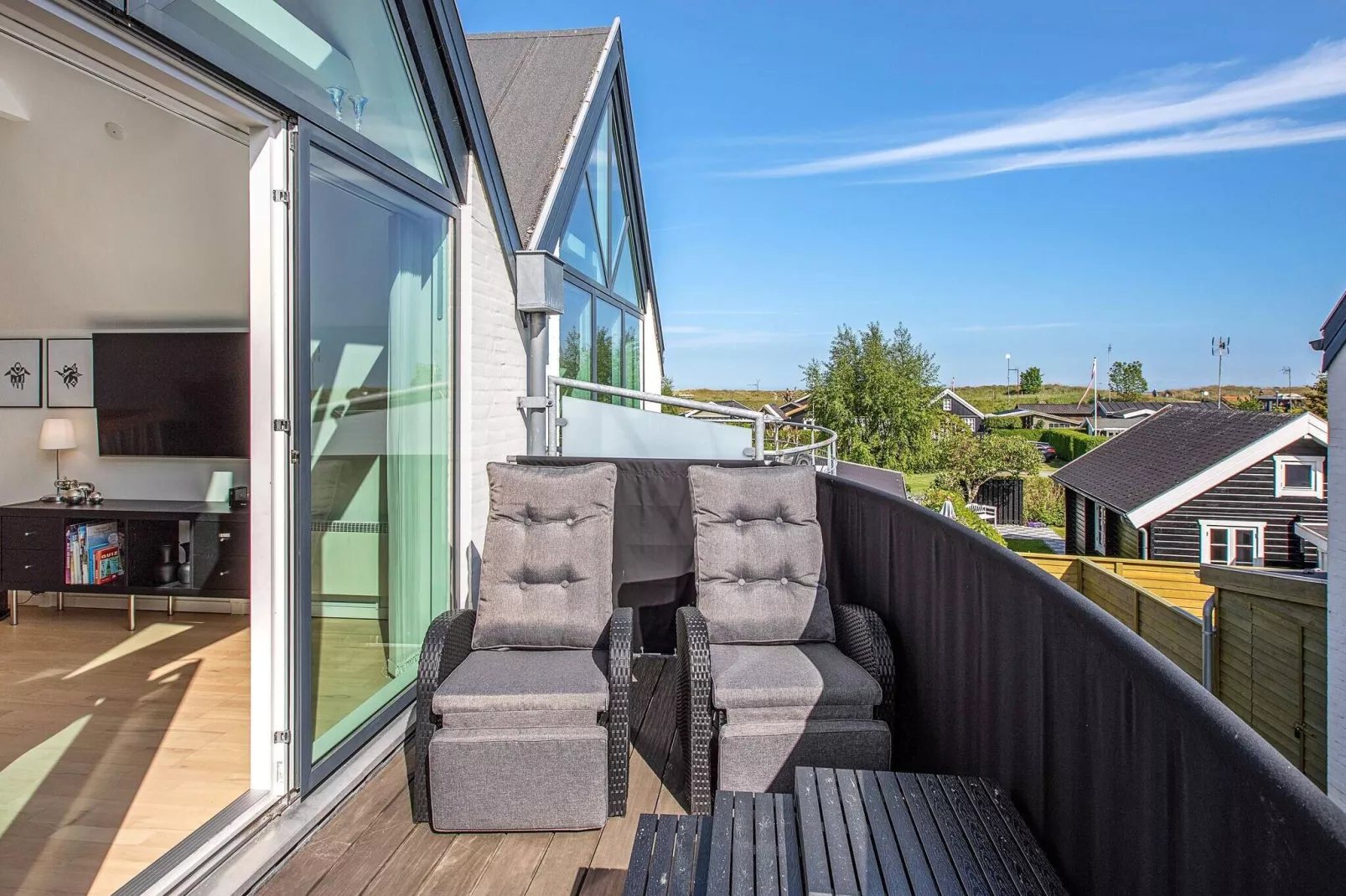 Fantastisch appartement in Væggerløse nabij de zee-Uitzicht