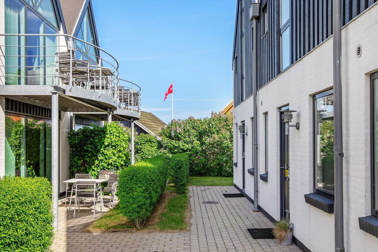 Fantastisch appartement in Væggerløse nabij de zee-Uitzicht