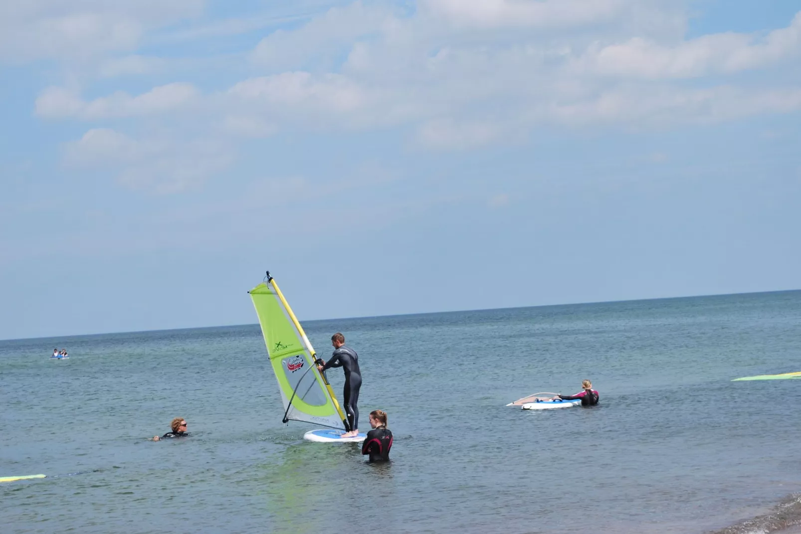 Am Ostsee Radweg-Gebieden zomer 1km