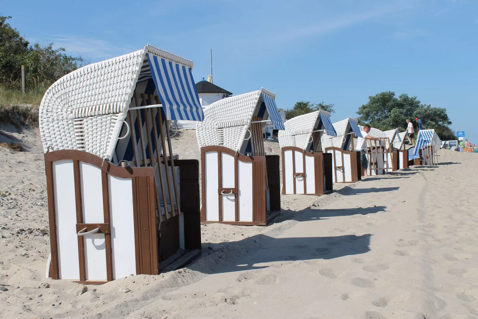 Am Ostsee Radweg-Gebieden zomer 5km