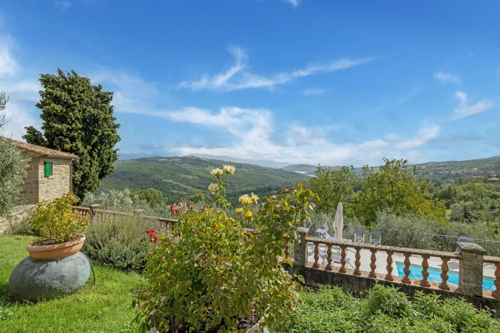 Casa Olivo-Gebieden zomer 1km