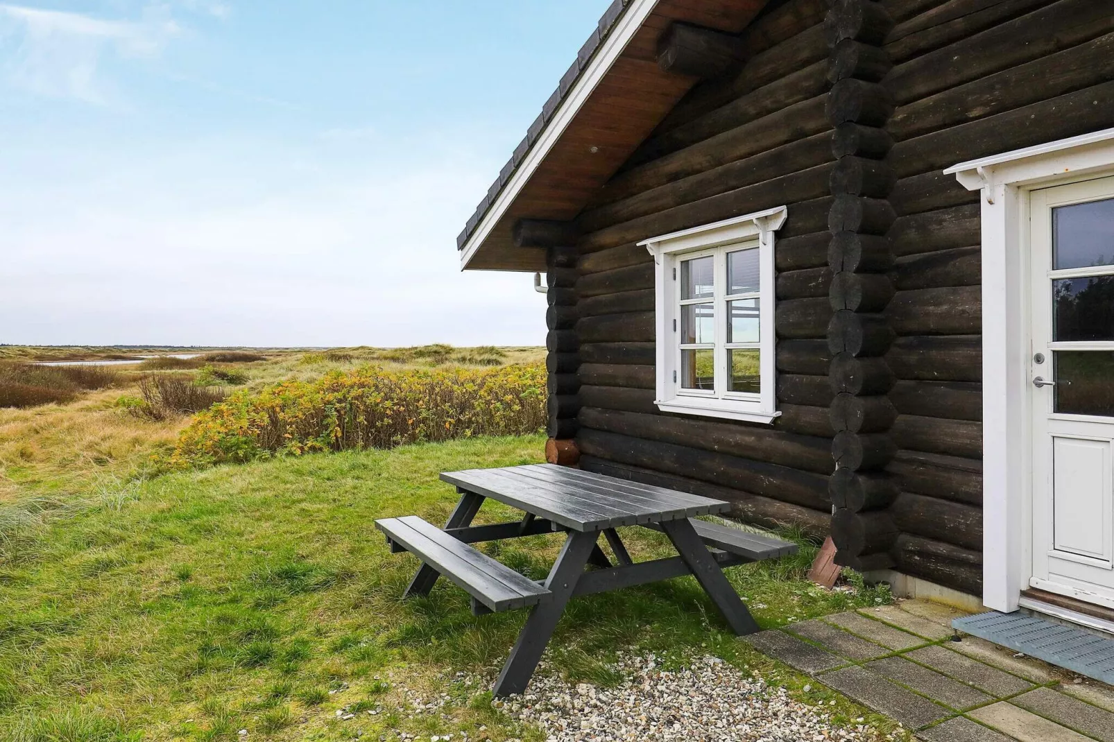 Prachtig vakantiehuis in het Jutland met bubbelbad-Waterzicht