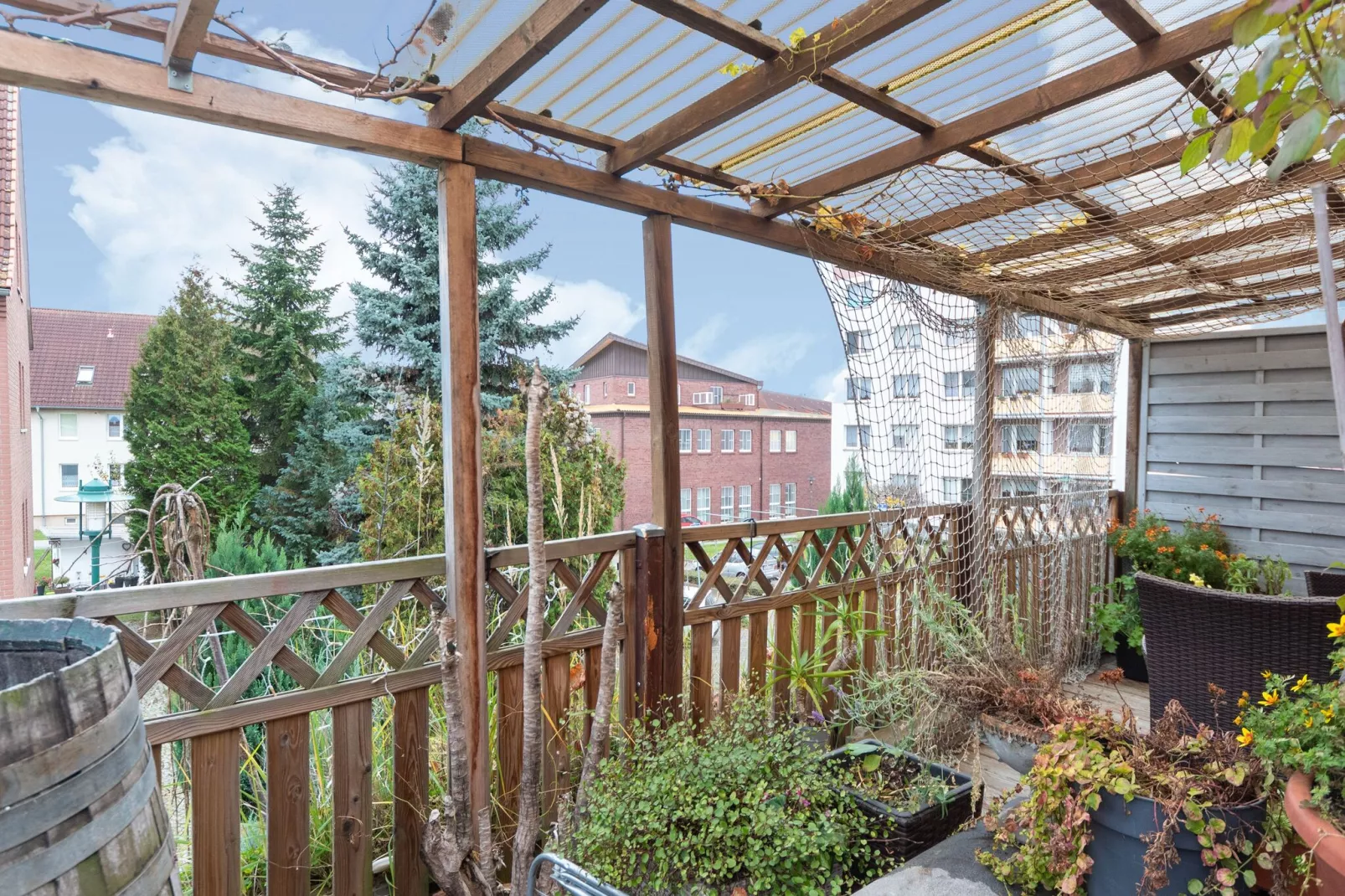 Dachterrassenwohnung-Tuinen zomer