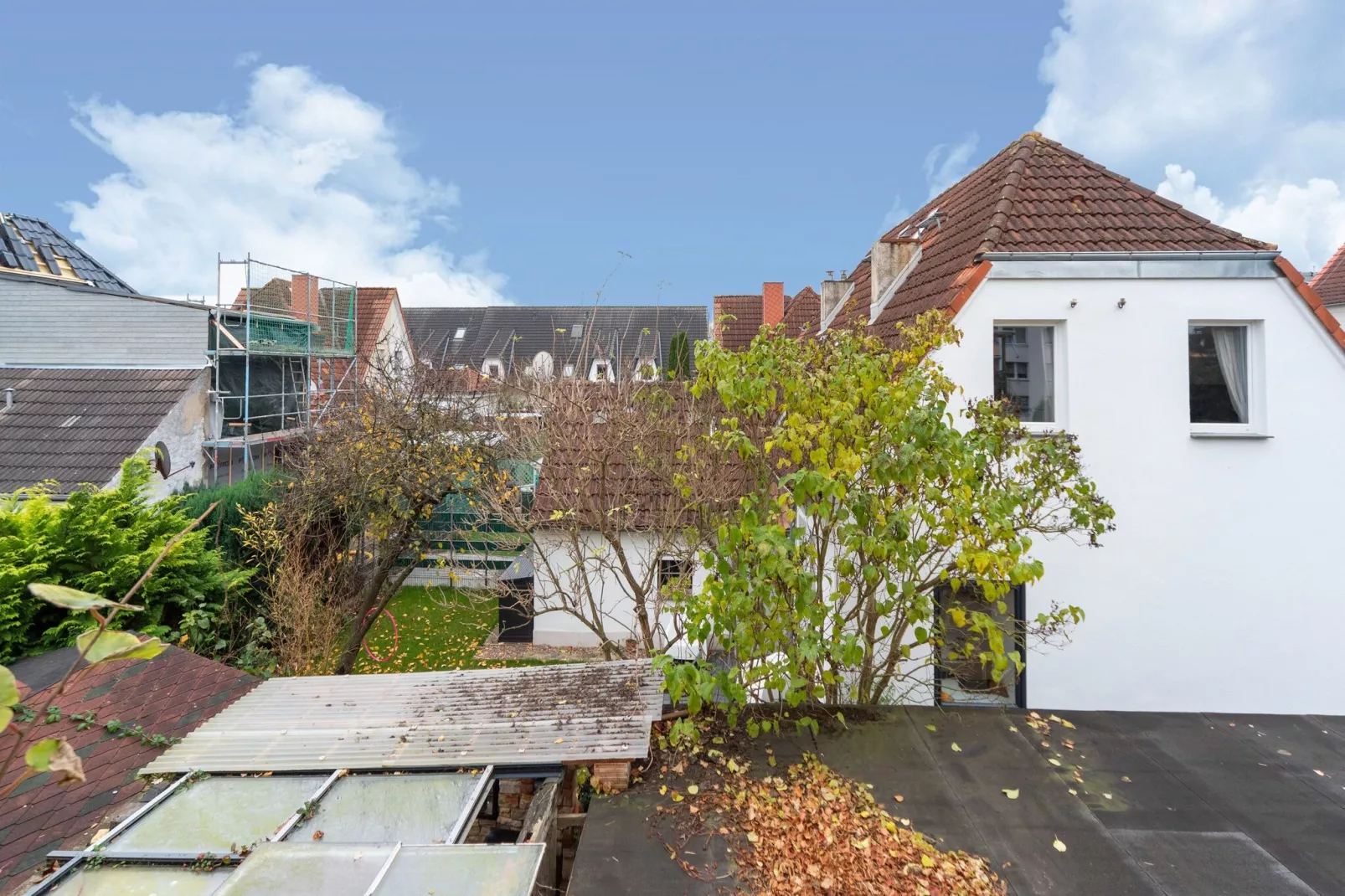 Dachterrassenwohnung-Gebieden zomer 1km