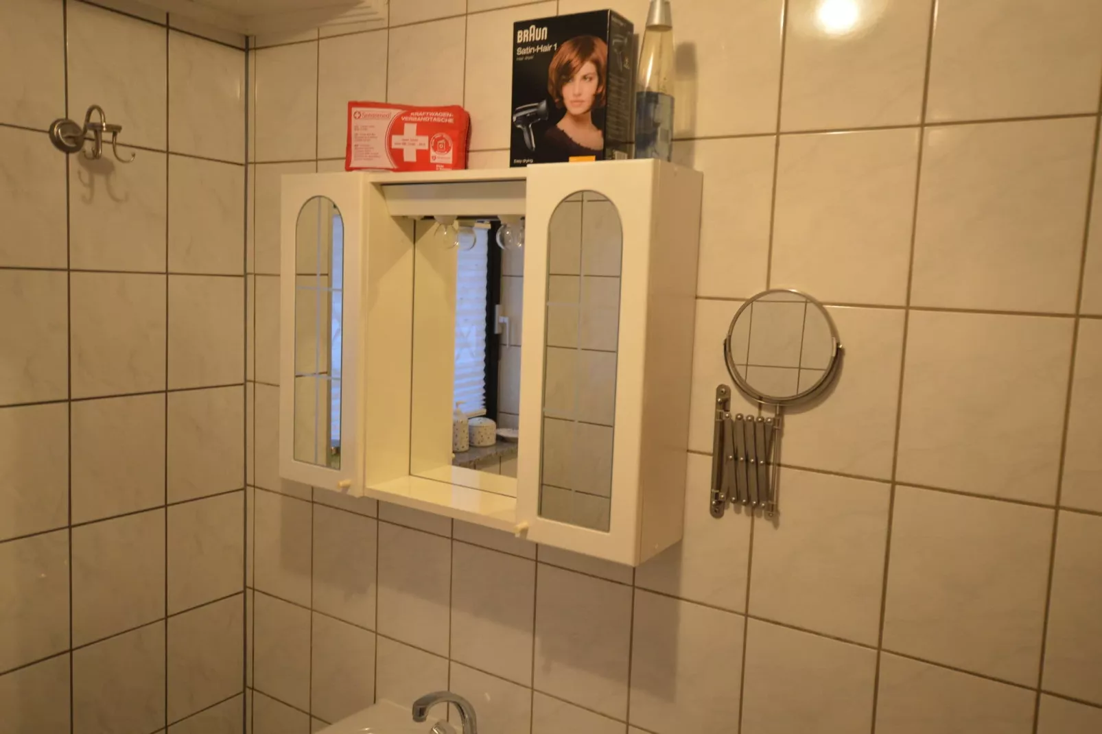 Ferienwohnung Erdgeschoss Weitblick I-Badkamer