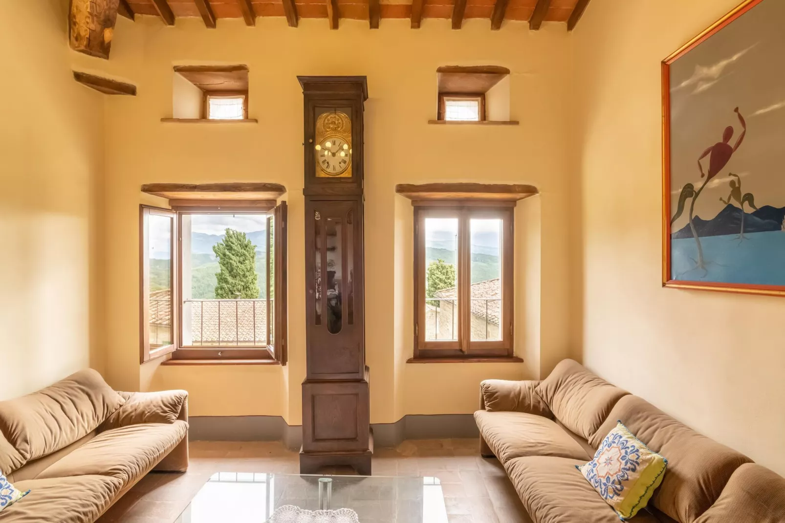 Casa Mirolago-Woonkamer