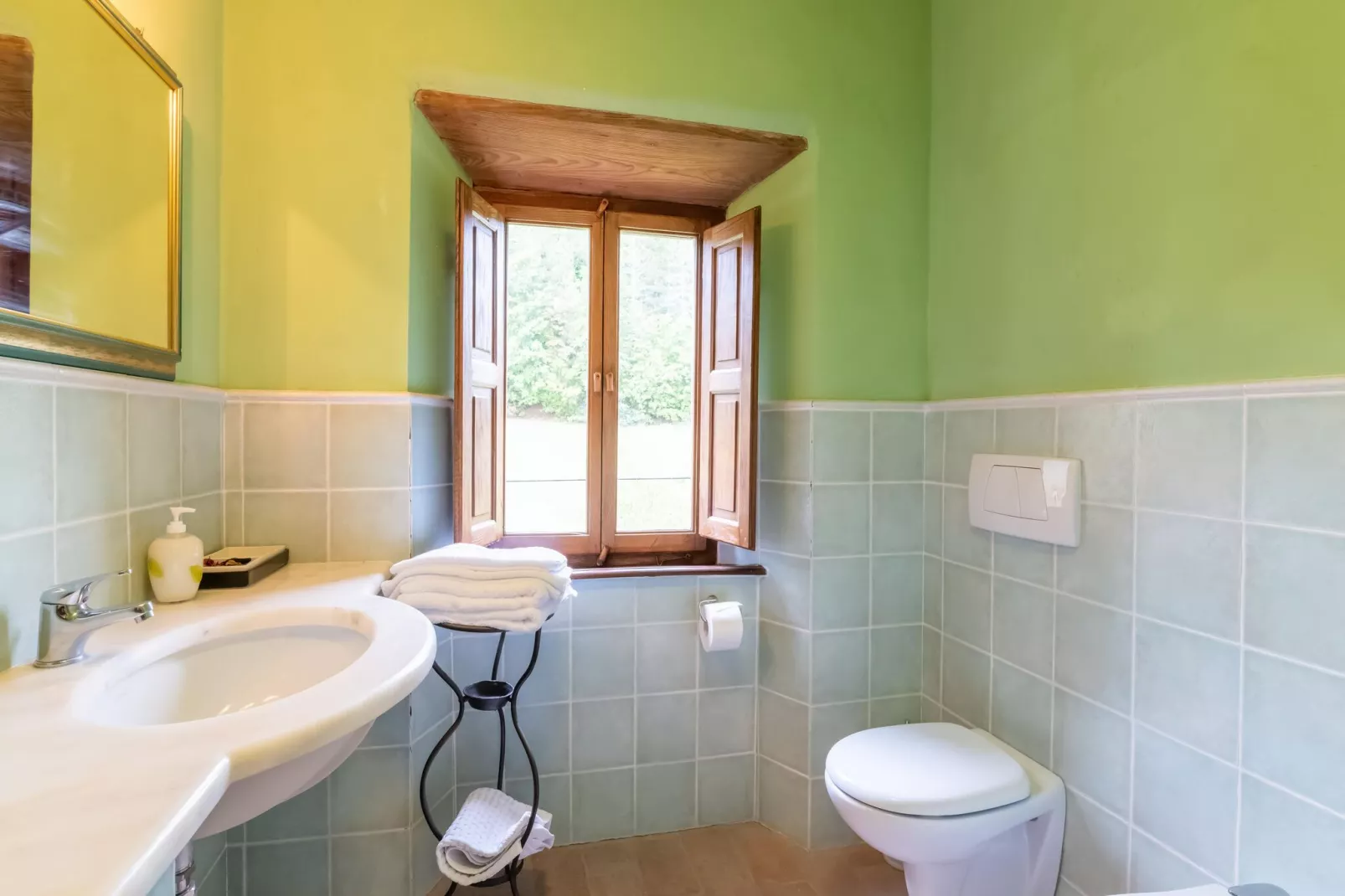 Casa Mirolago-Badkamer