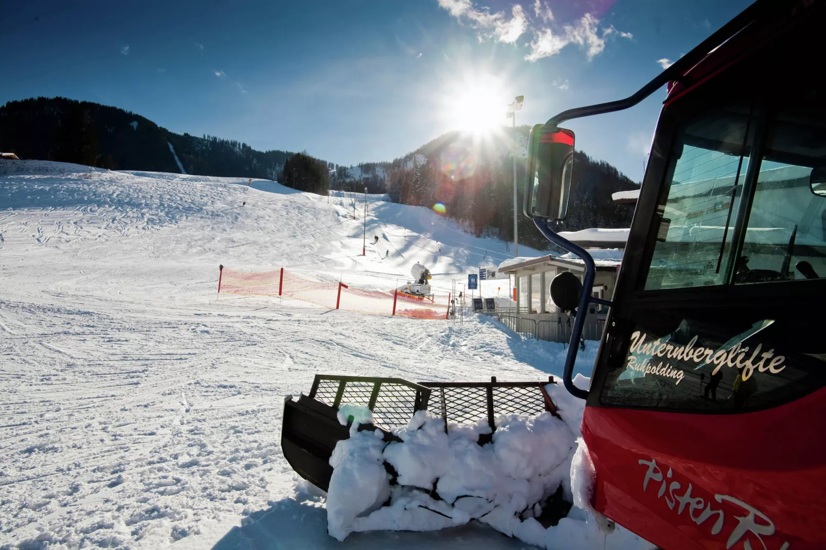 Moderne vakantiewoning in Ruhpolding met zwembad-Gebied winter 5km