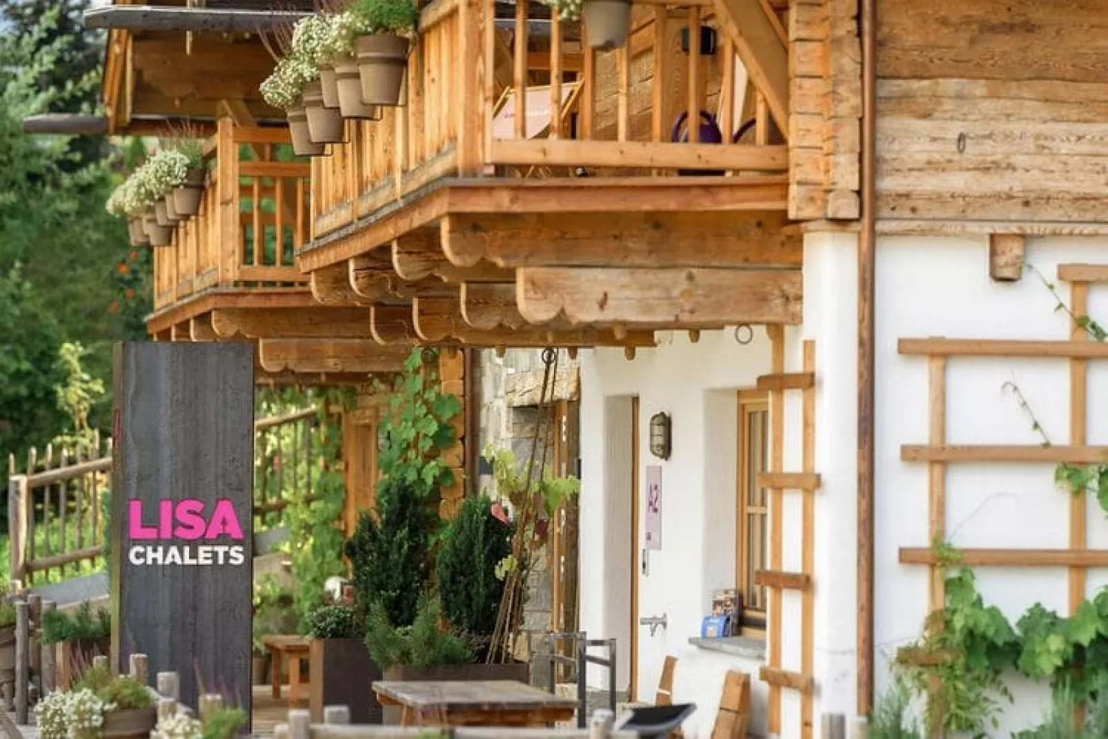 Lisa Chalets 4 Personen-Buitenkant zomer