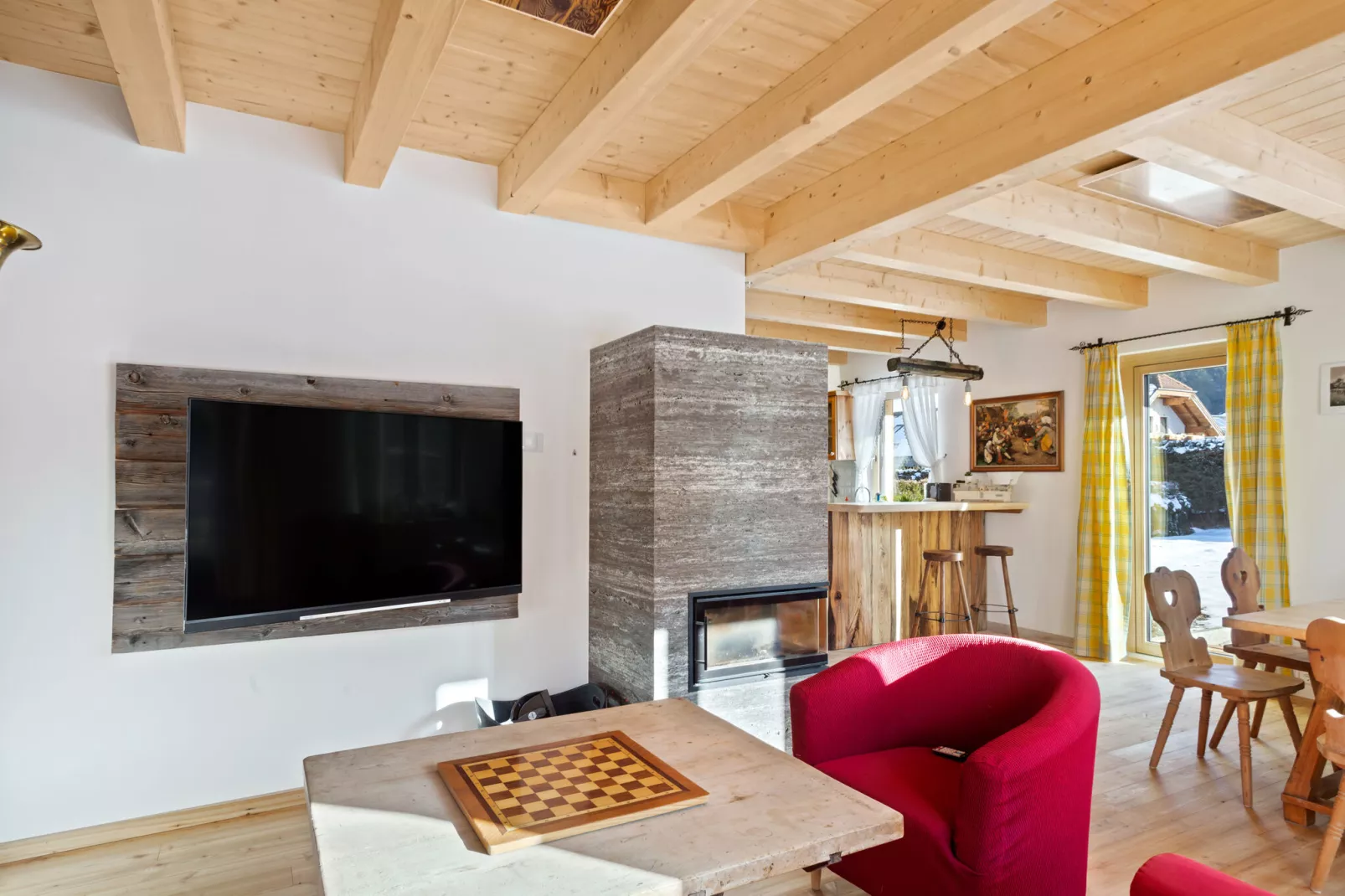 Country Chalet Lungau-Woonkamer