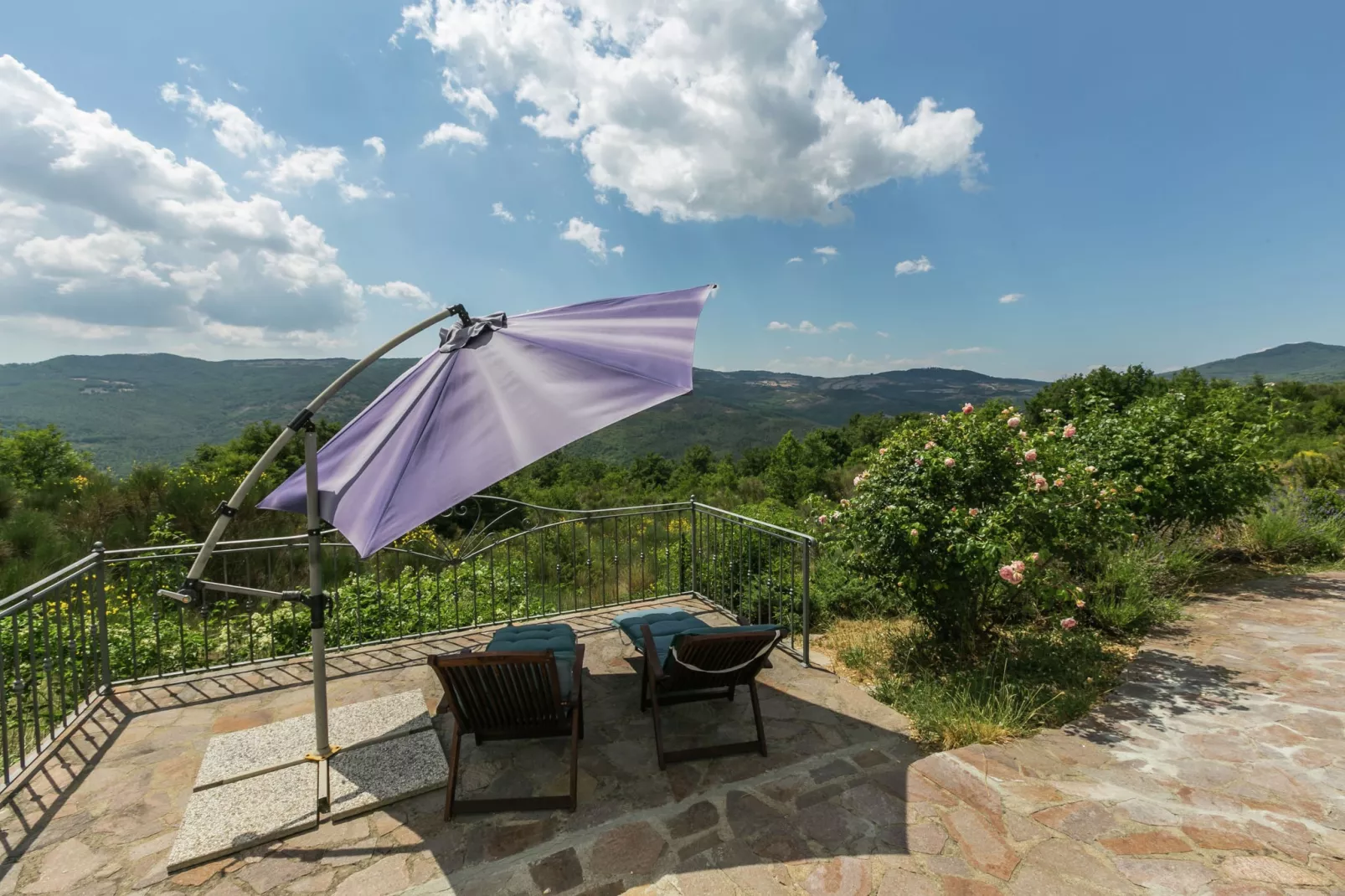 Monte Amiata-Terrasbalkon