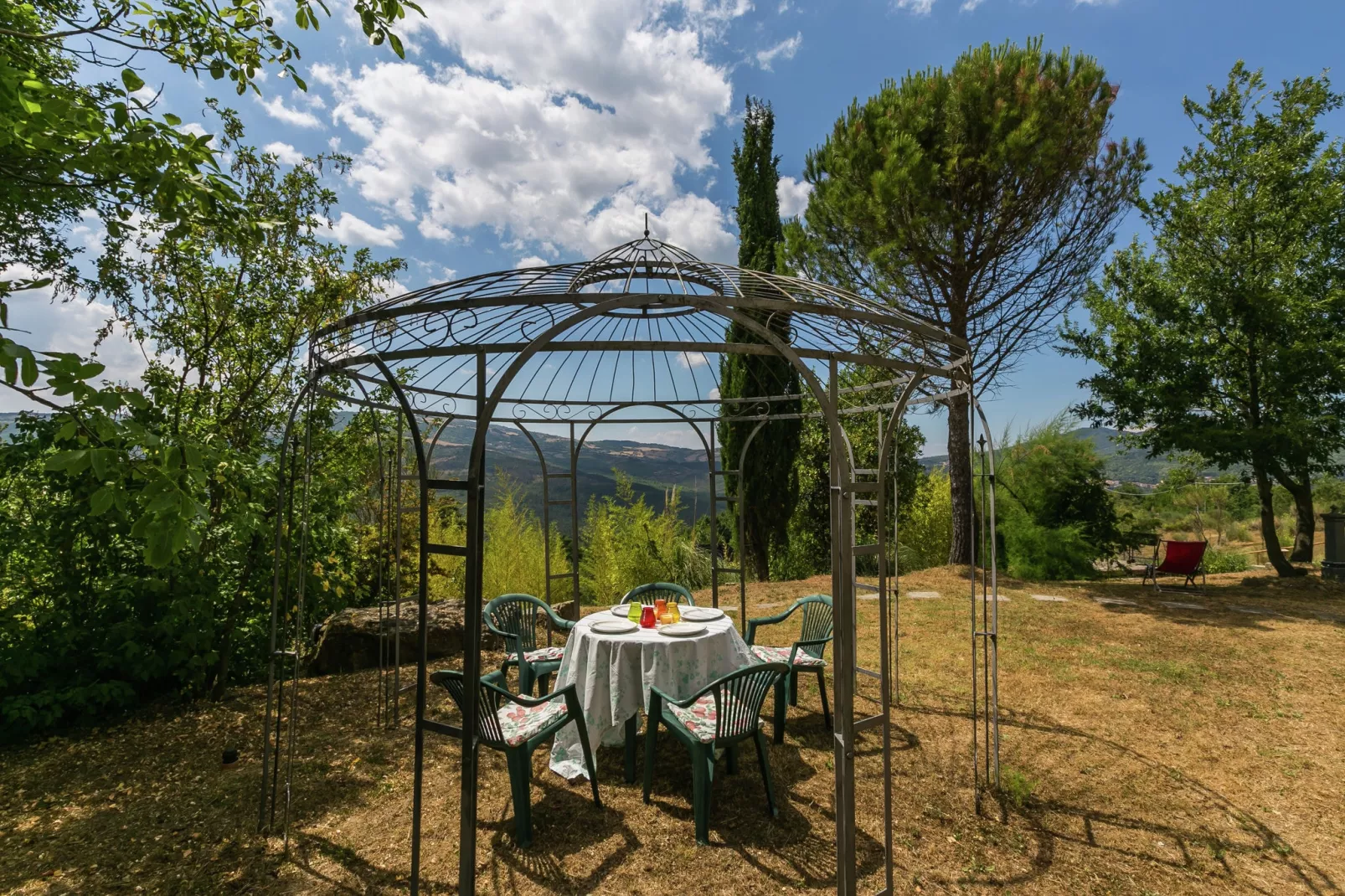 Monte Amiata-Tuinen zomer