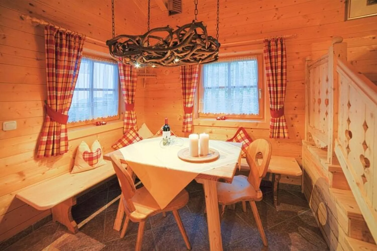 Naturdorf Oberkühnreit - Naturdorf Chalet - 4 Personen-Woonkamer