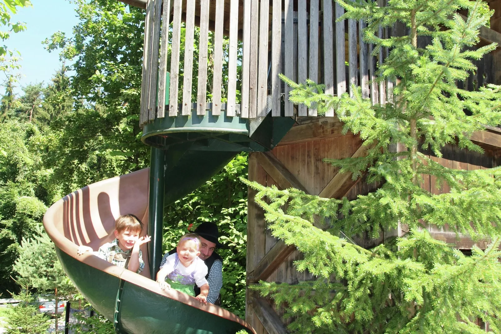 Almhütte-Tuinen zomer