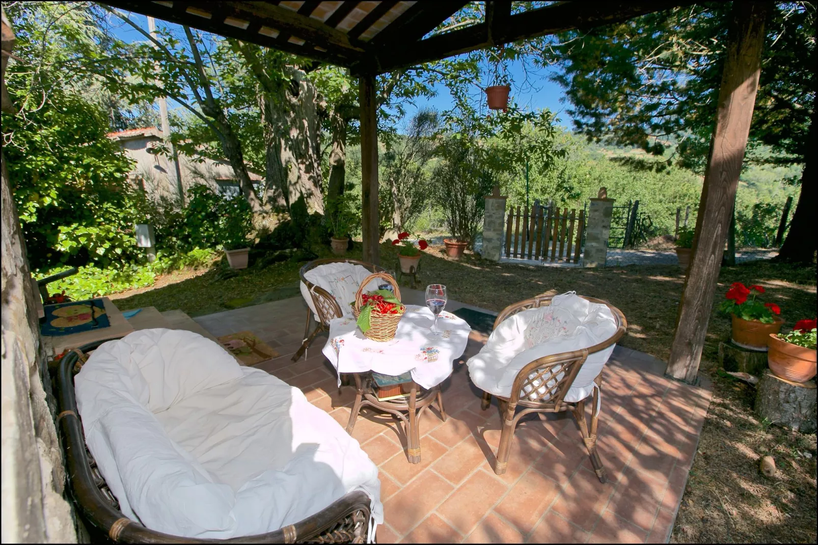 Baita del Por Azzolo-Terrasbalkon