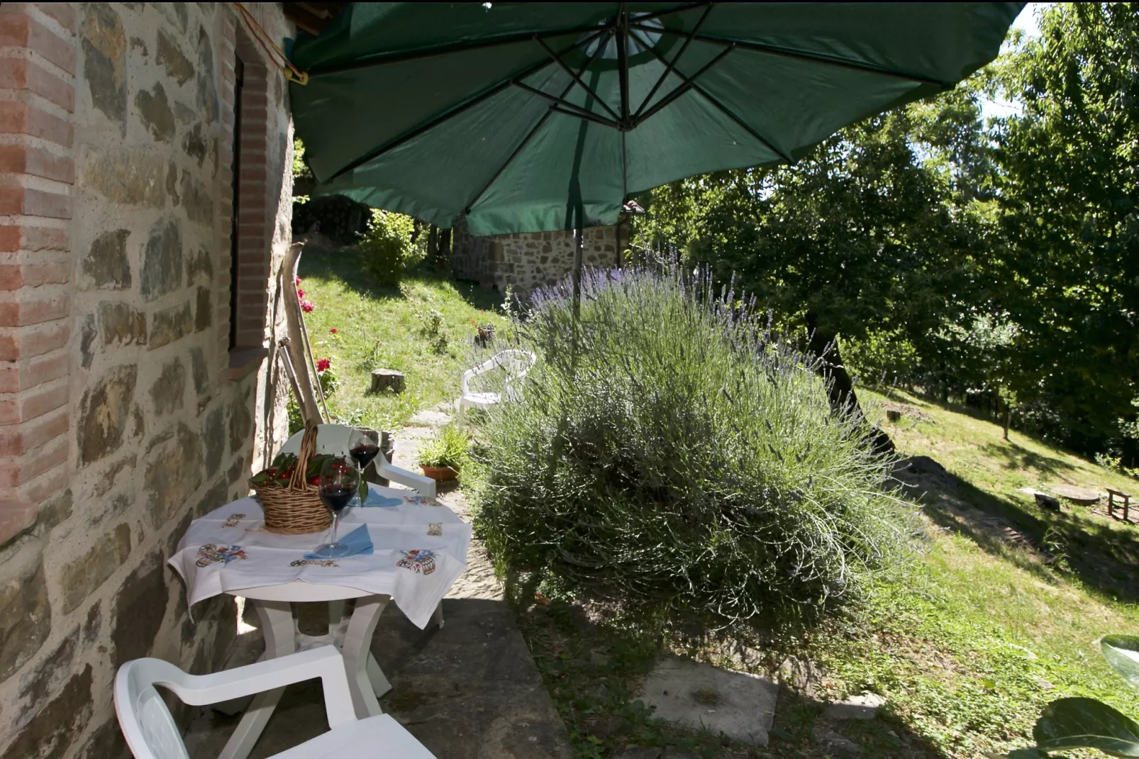 Baita del Por Azzolo-Terrasbalkon