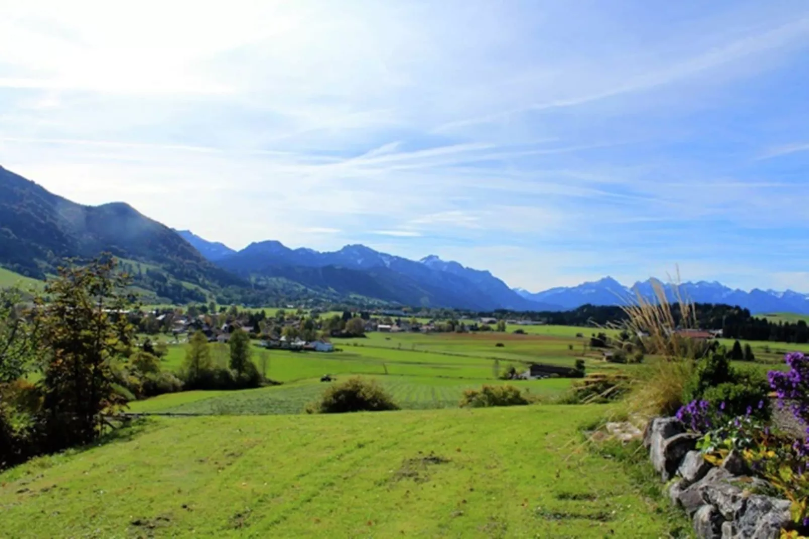 Allgäu-Uitzicht zomer