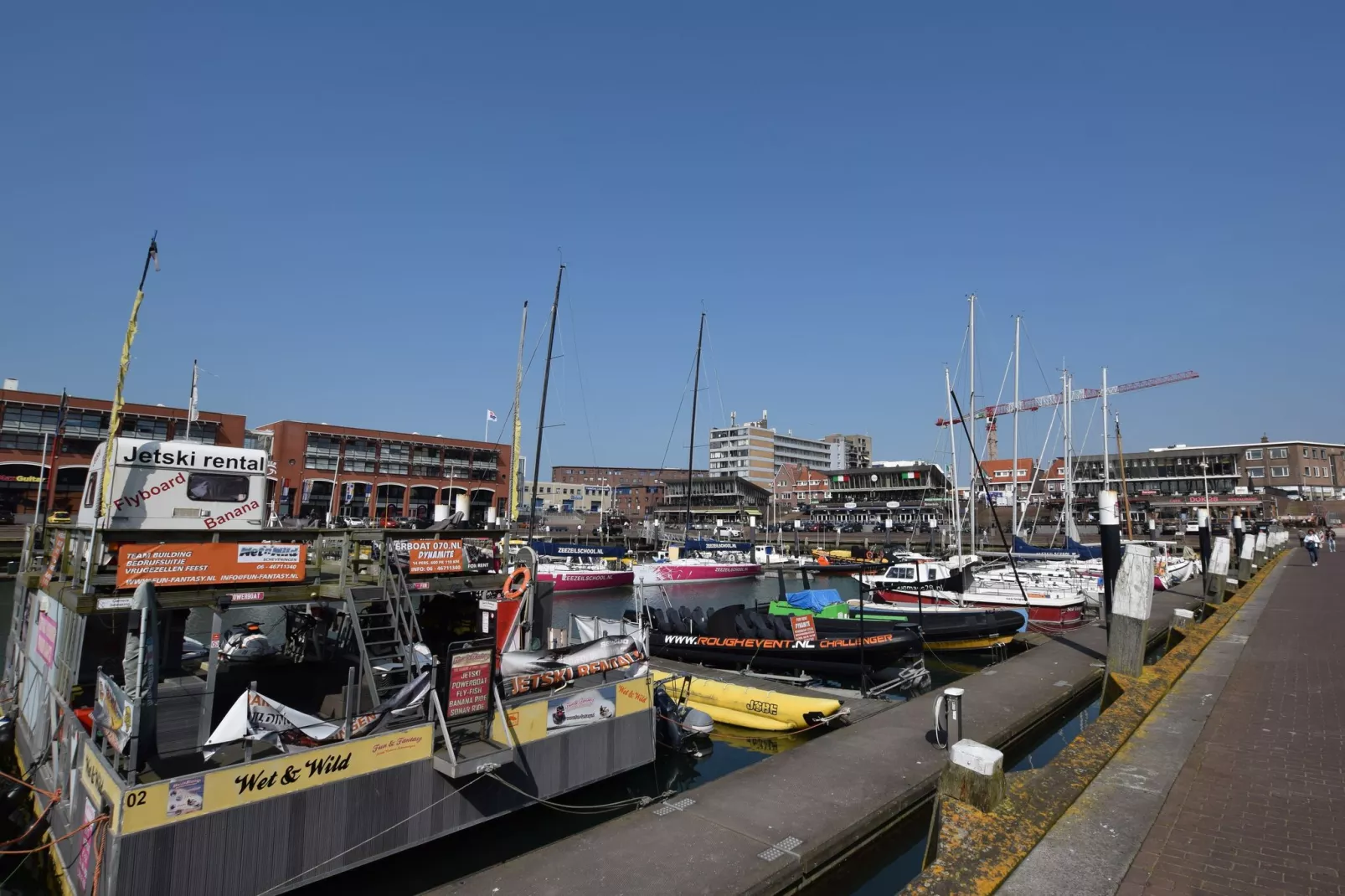 Scheveningen Harbour 66-Gebieden zomer 1km