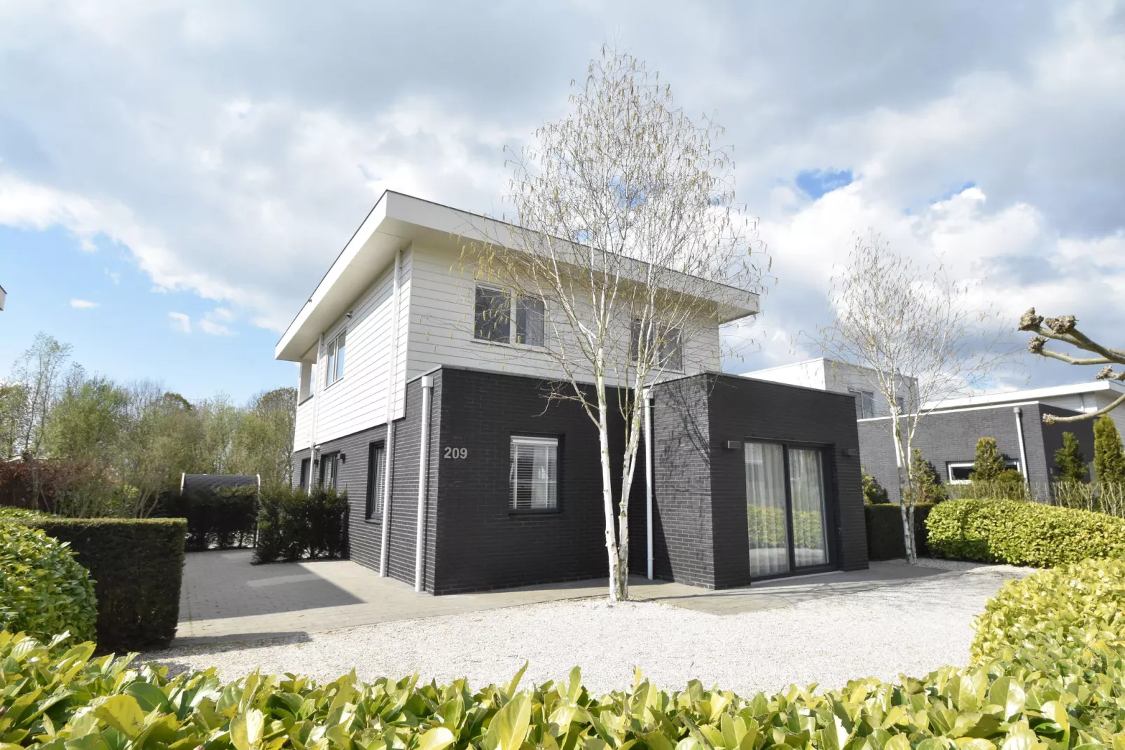 Villa Black & White Harderwijk 209-Exterieur winter