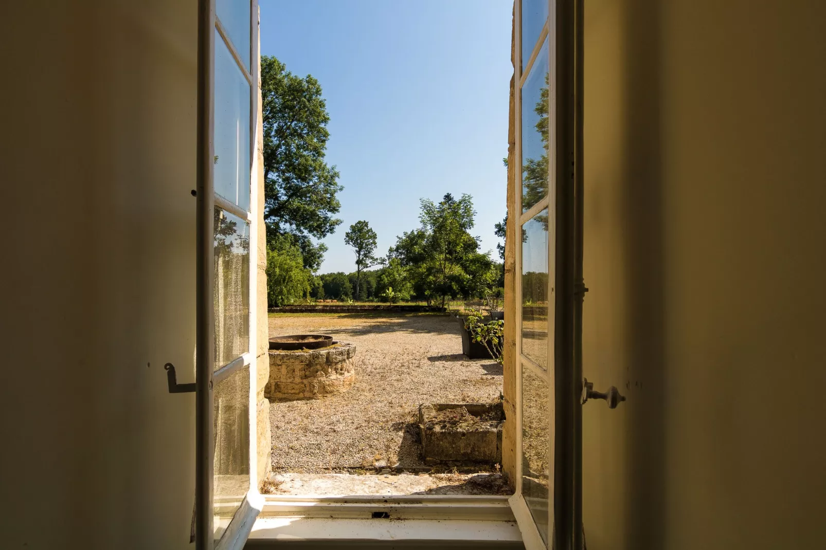 Le Grand Gite du Chateau-Uitzicht zomer