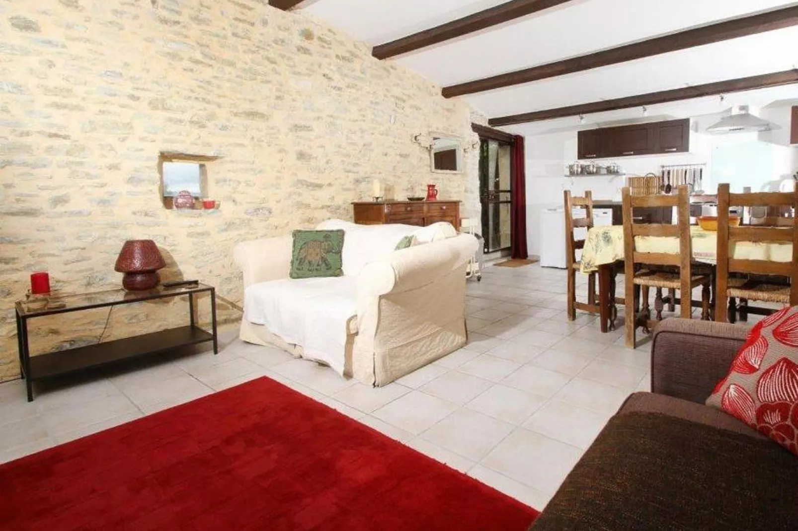 Gite 2 - Pont de Barret 4pers-Woonkamer
