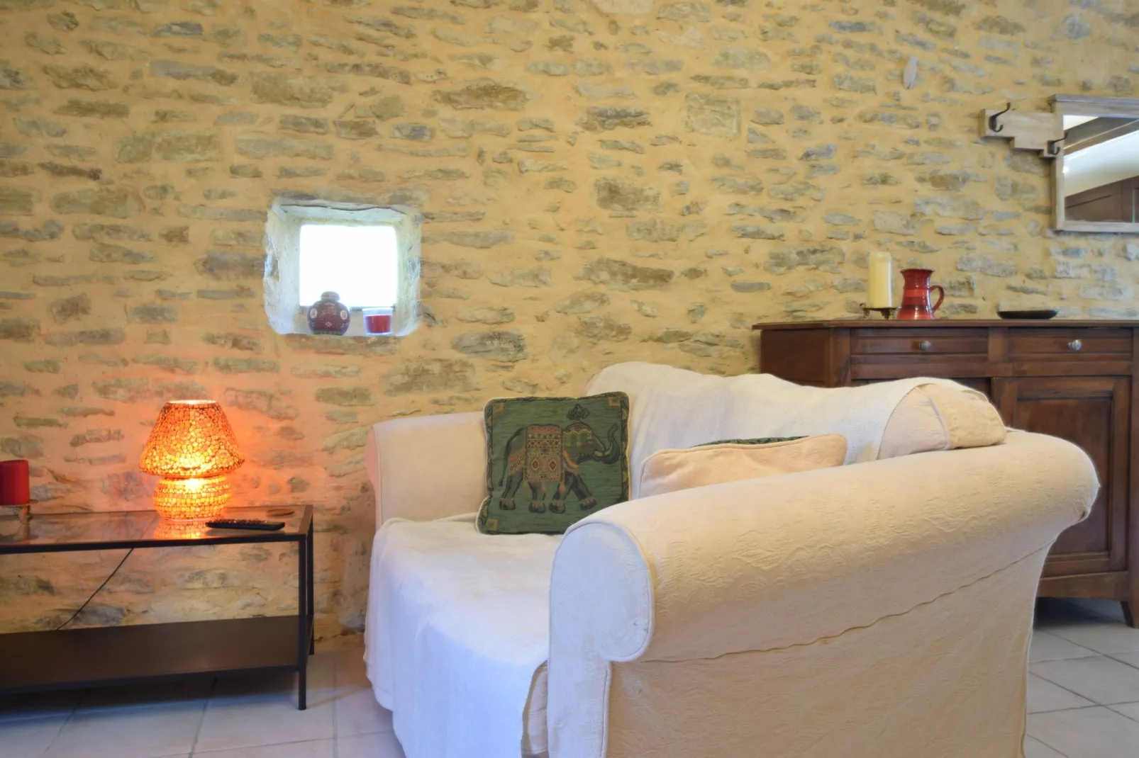 Gite 2 - Pont de Barret 4pers-Woonkamer