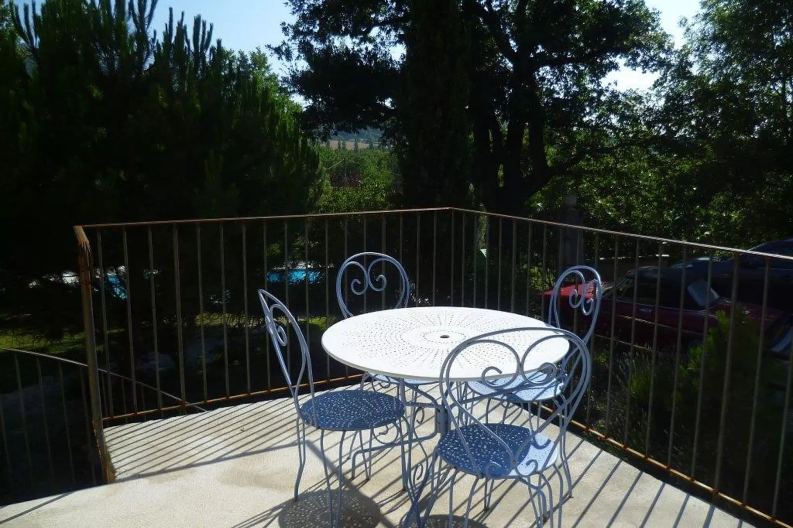 Gite 2 - Pont de Barret 4pers-Terrasbalkon
