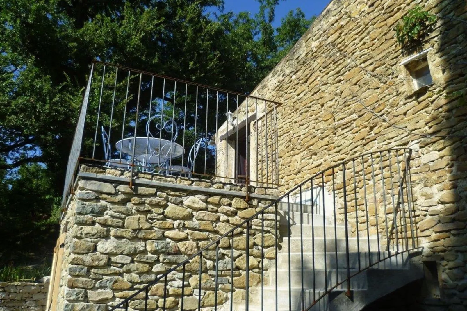 Gite 2 - Pont de Barret 4pers-Terrasbalkon
