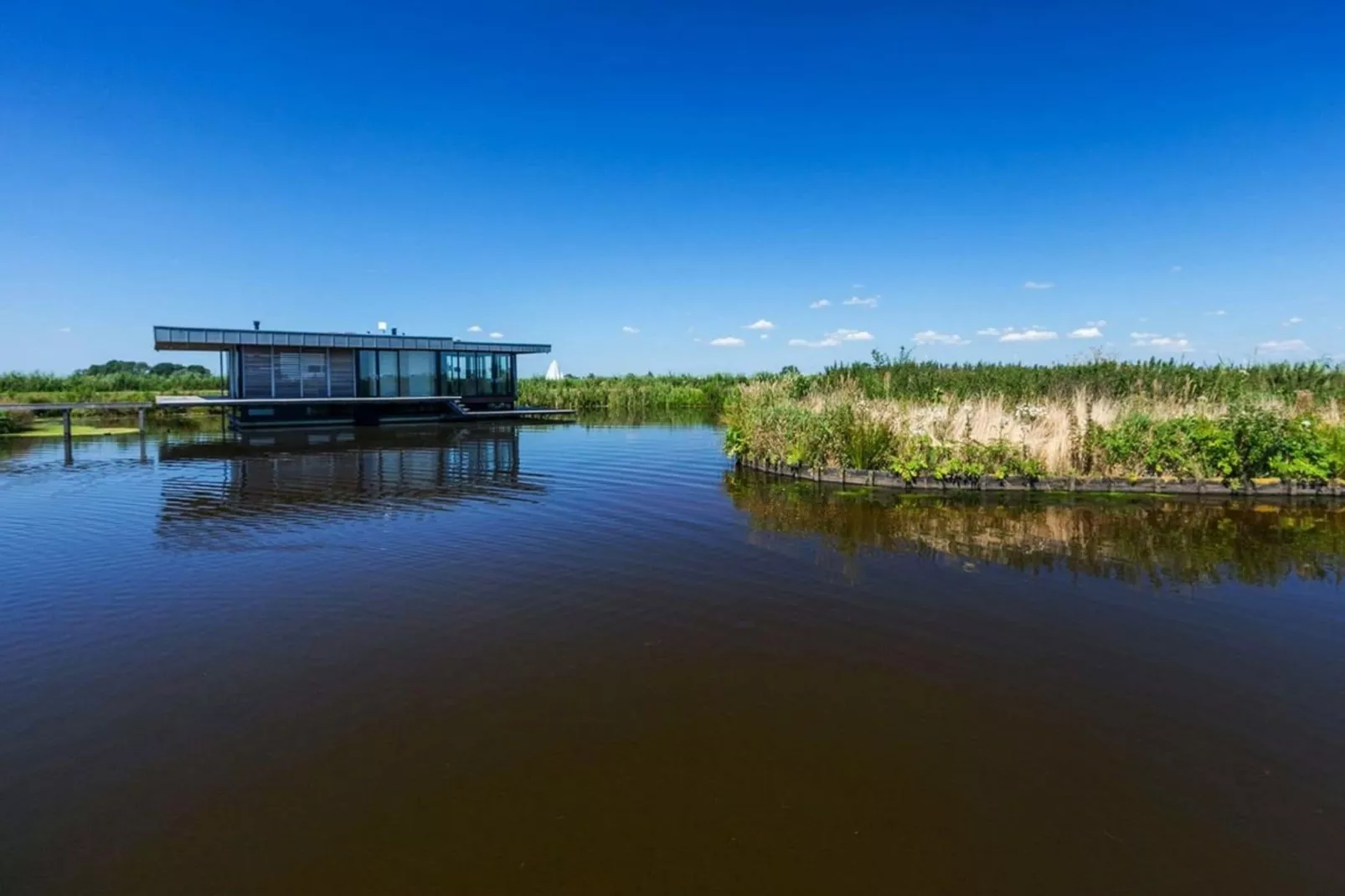 Watervilla de Blauwe Reiger-Hal-ontvangst