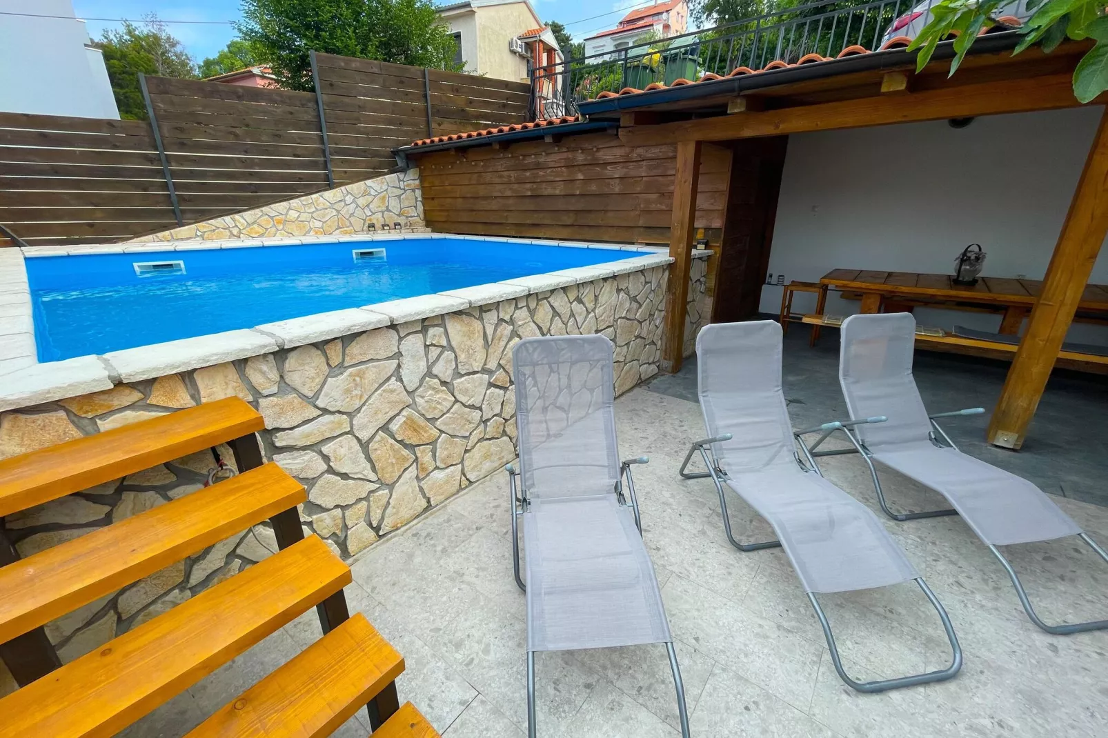 Studio Apartment Jasminka A2-Zwembad