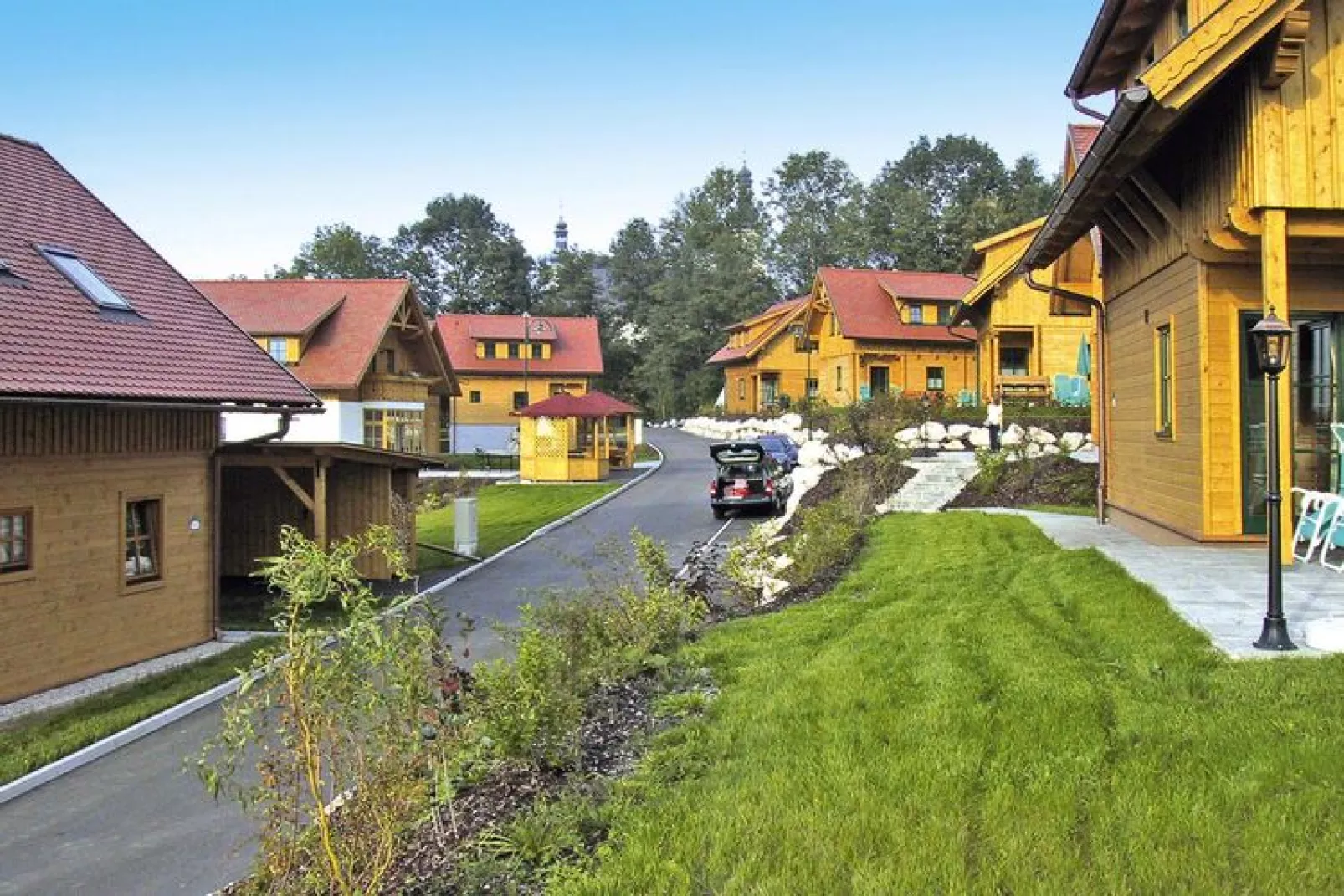 Öko-Feriendorf Schlierbach - 6 Personen-Gebieden zomer 1km