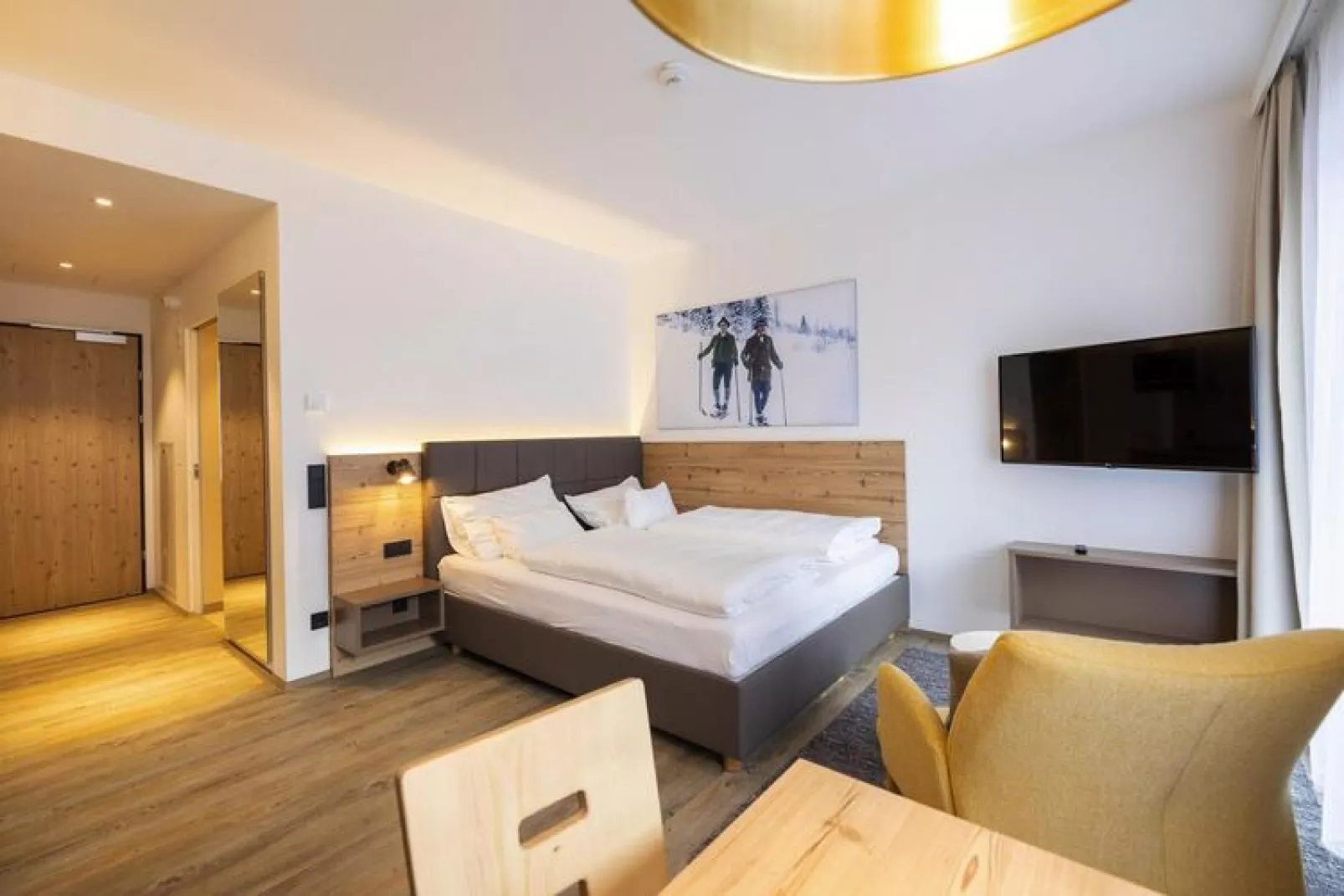 ALPRIMA Aparthotel Hinterstoder-Studio-Slaapkamer