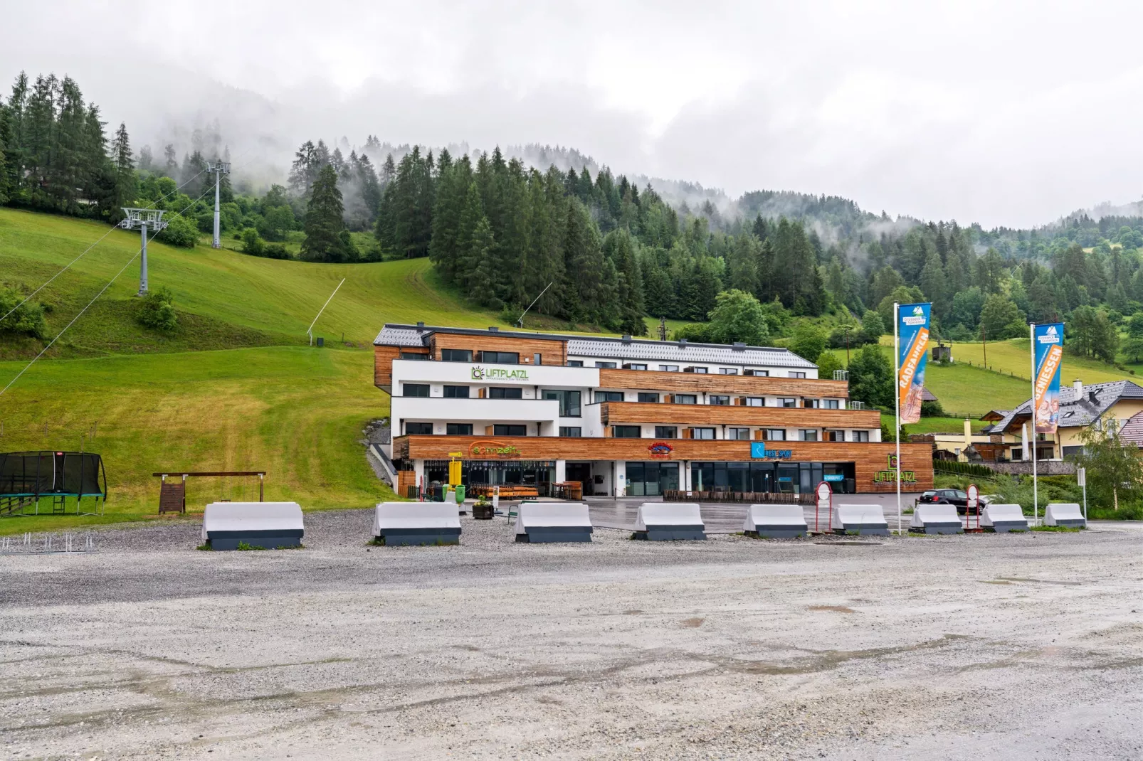 Katschbergblick-Gebieden zomer 20km