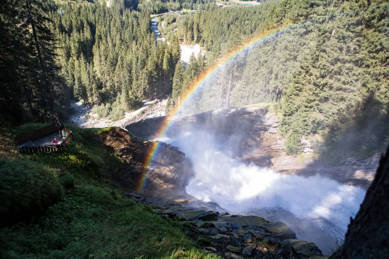 Edenlehen - Wasserfall-Gebieden zomer 1km